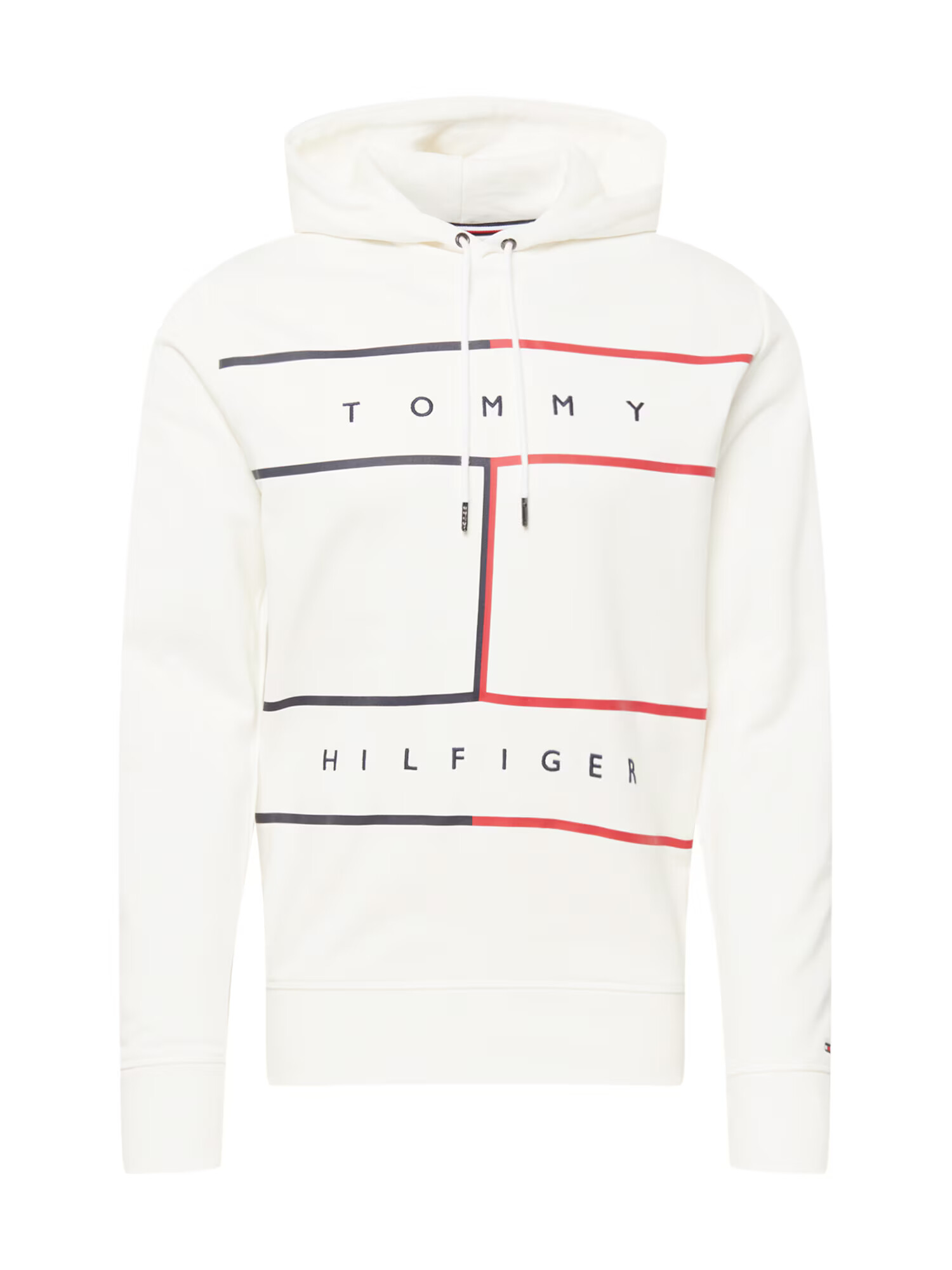 TOMMY HILFIGER Majica modra / rdeča / naravno bela - Pepit.si