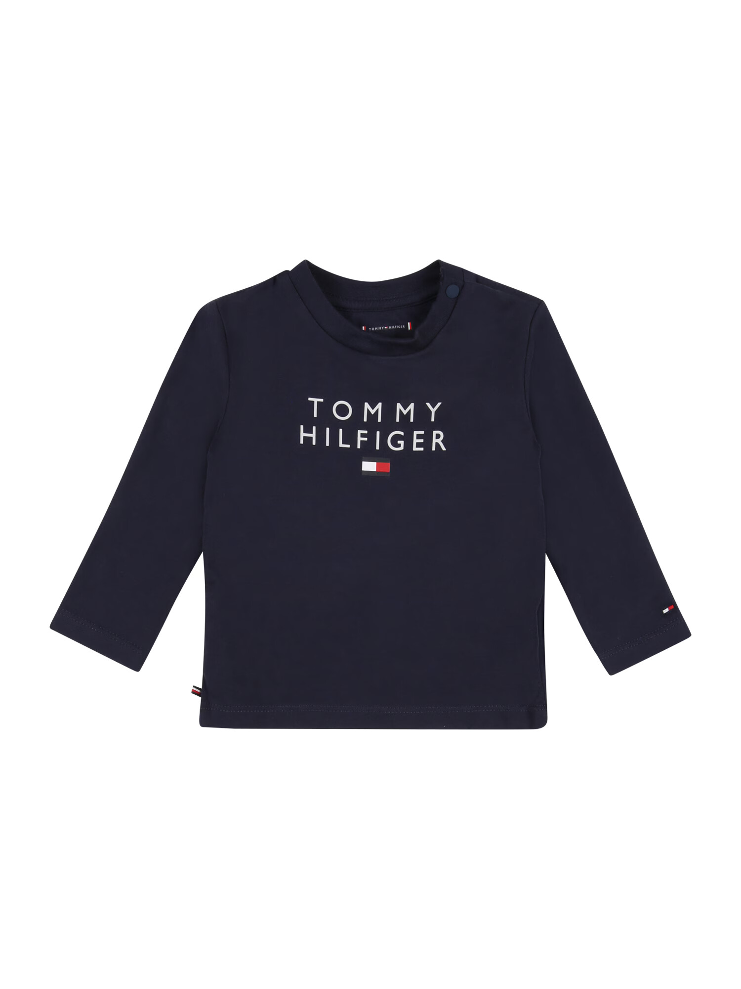 TOMMY HILFIGER Majica mornarska / bela / rdeča - Pepit.si