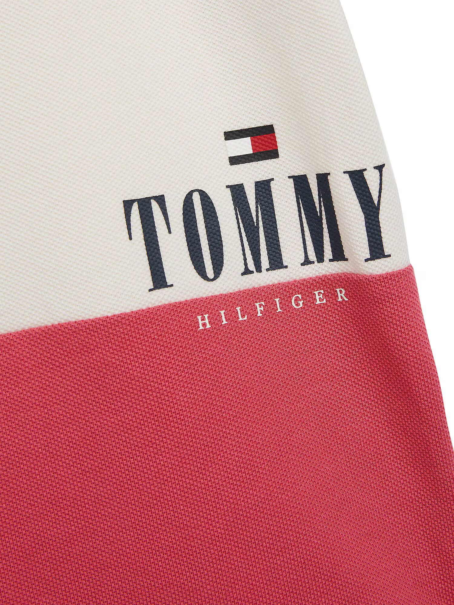 TOMMY HILFIGER Majica mornarska / korala / bela - Pepit.si