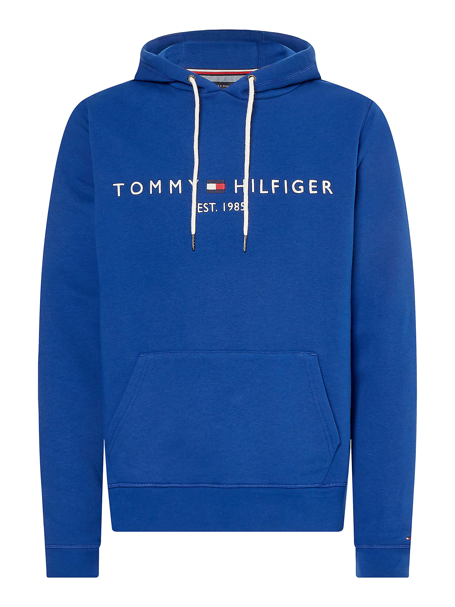 TOMMY HILFIGER Majica mornarska / kraljevo modra / živo rdeča / bela - Pepit.si