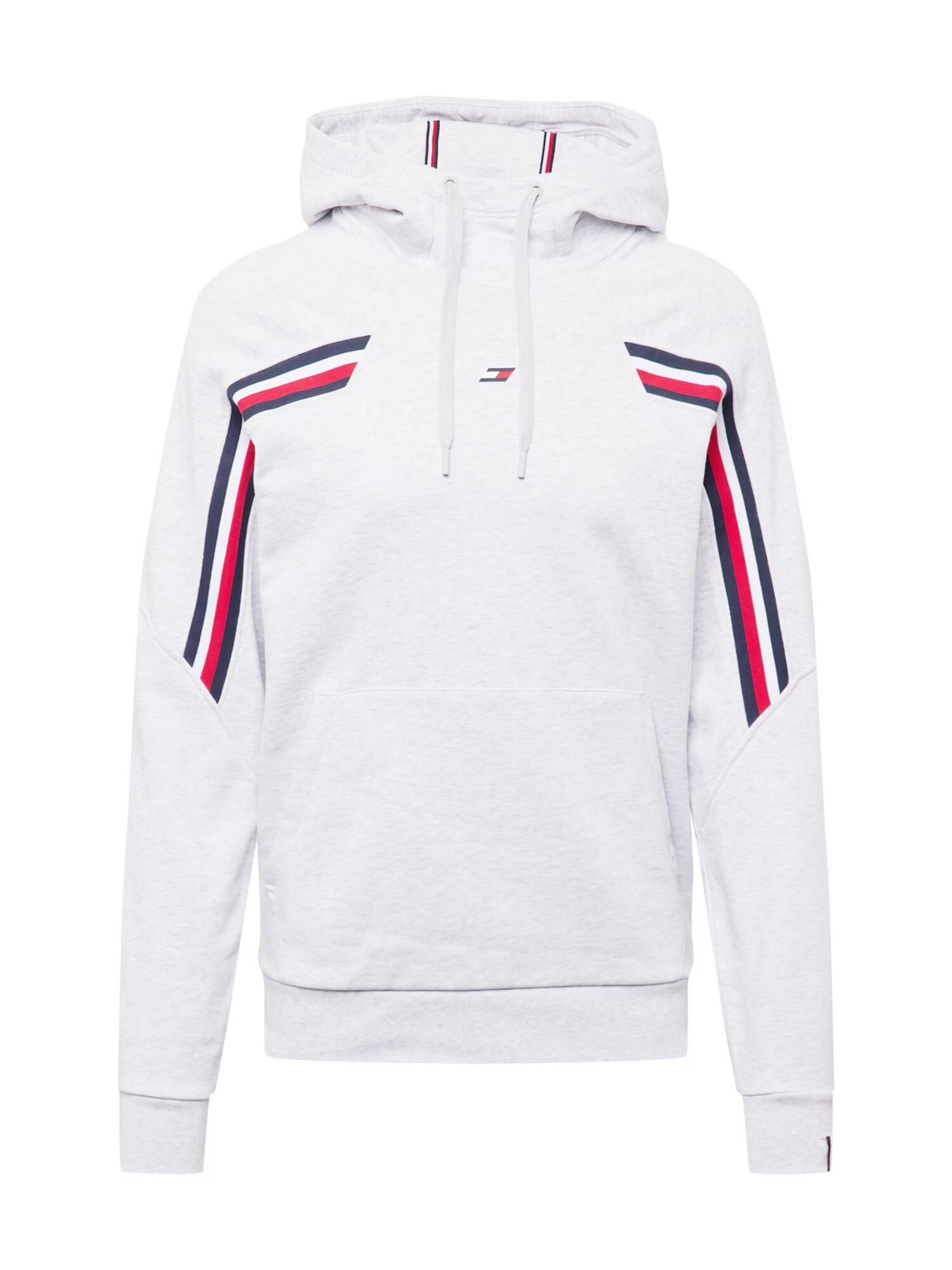 TOMMY HILFIGER Majica mornarska / pegasto siva / rdeča / bela - Pepit.si