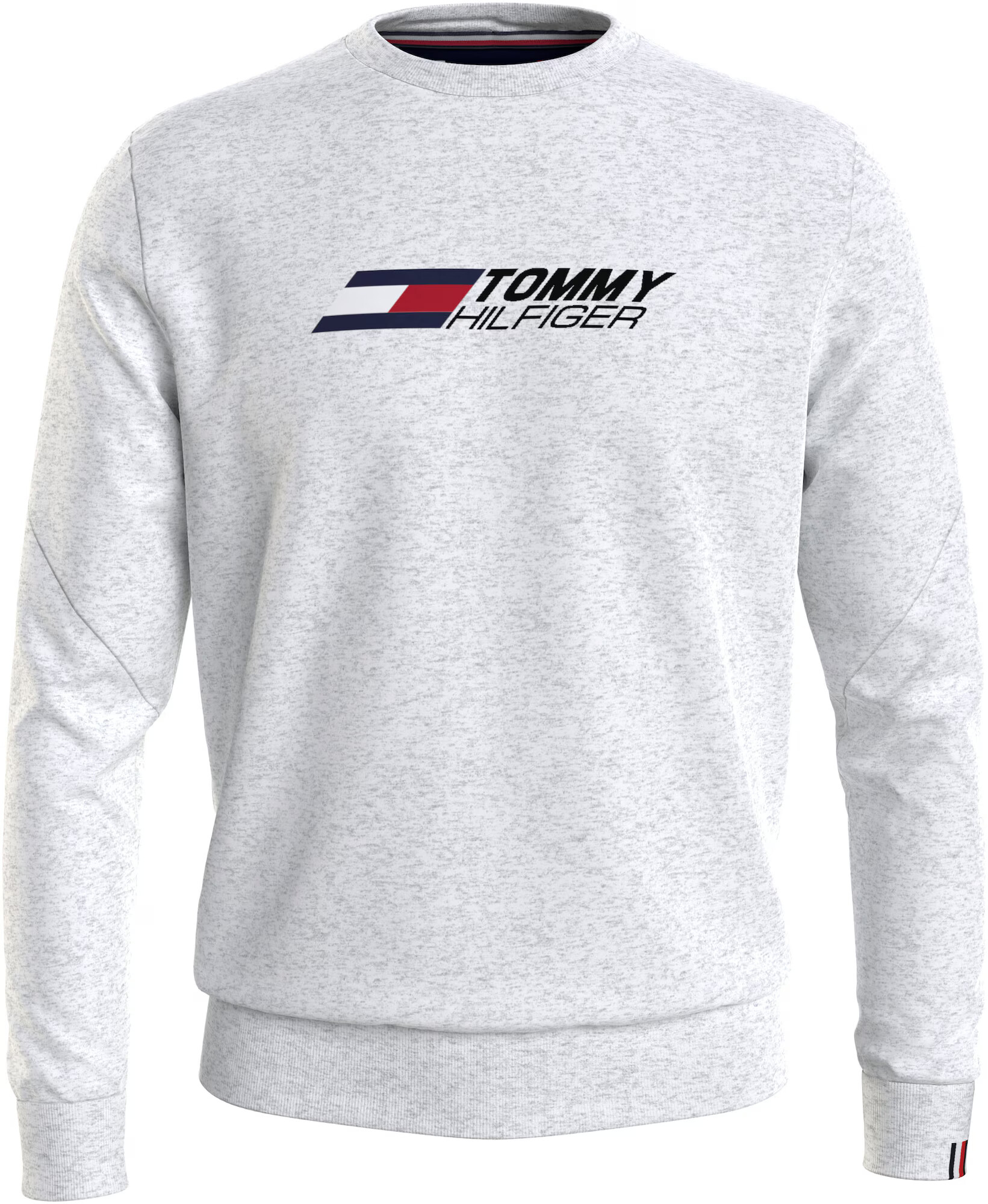 TOMMY HILFIGER Majica mornarska / pegasto siva / rdeča / bela - Pepit.si