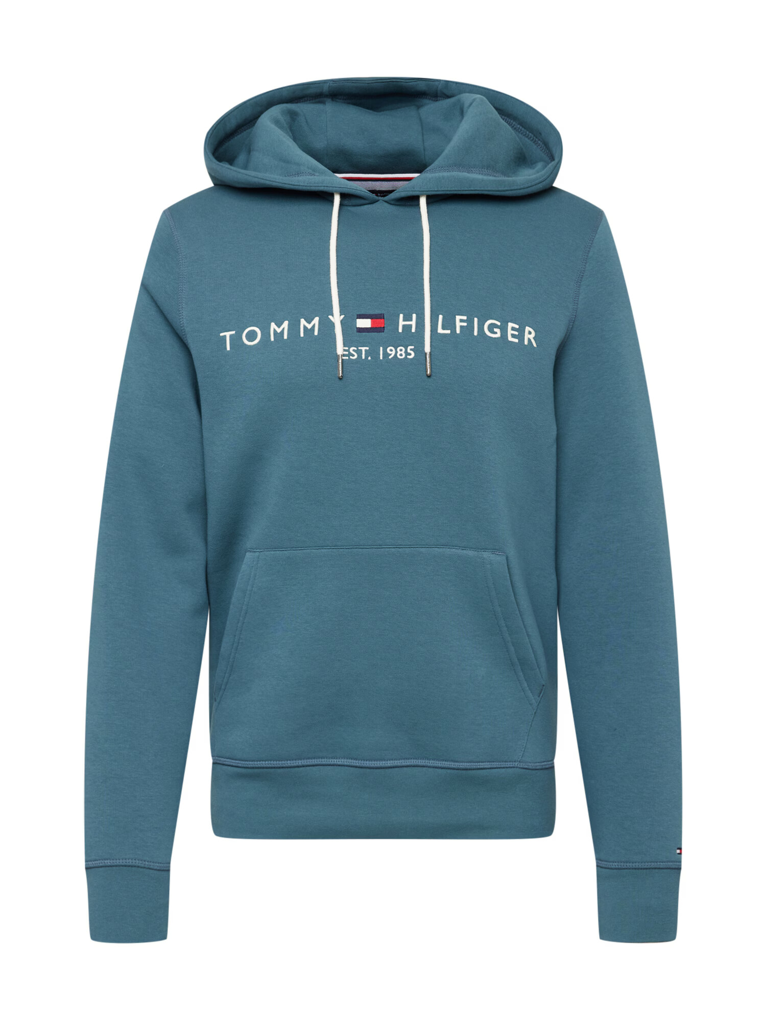 TOMMY HILFIGER Majica mornarska / petrol / rdeča / bela - Pepit.si