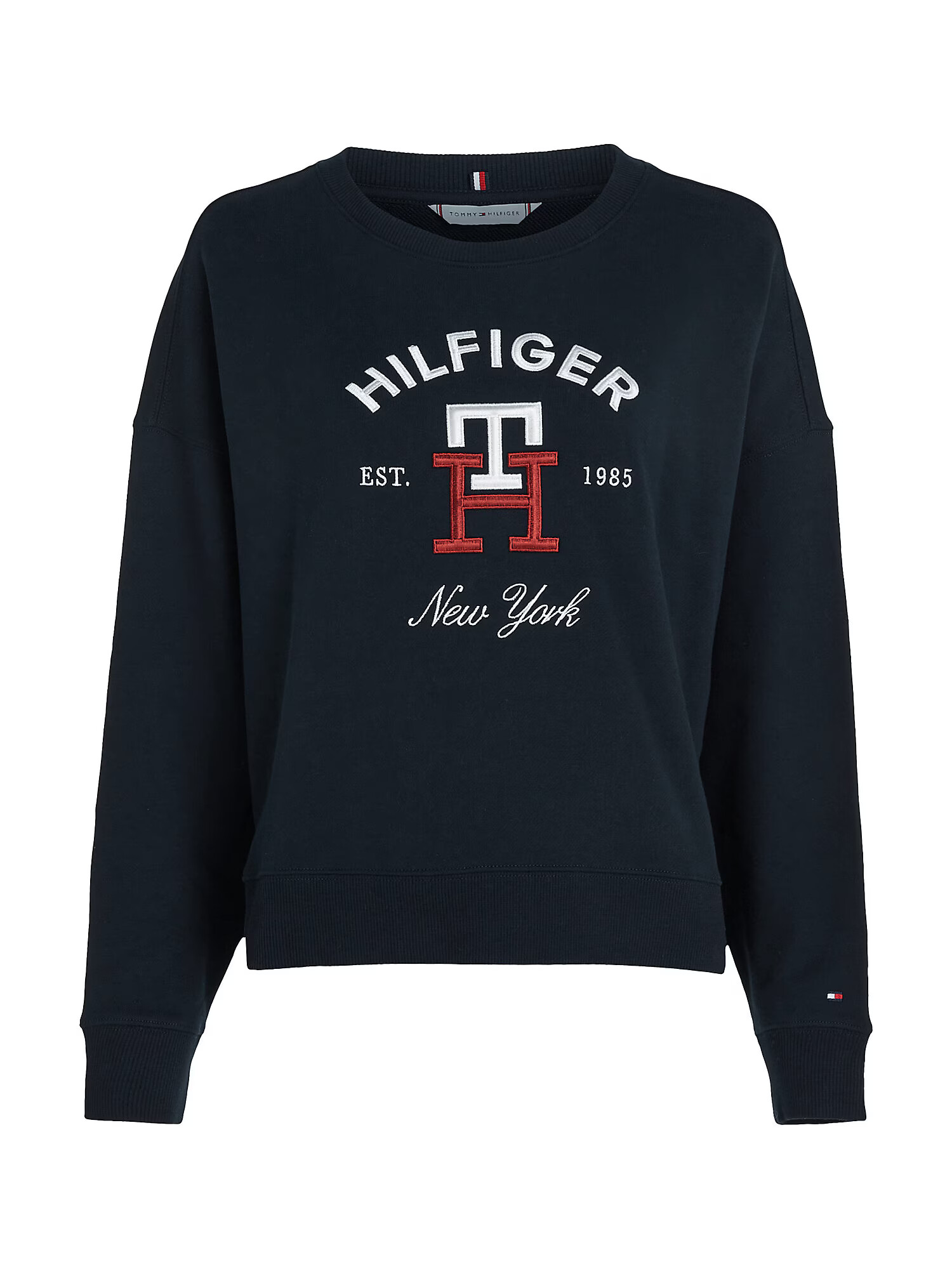 TOMMY HILFIGER Majica mornarska / rdeča / bela - Pepit.si