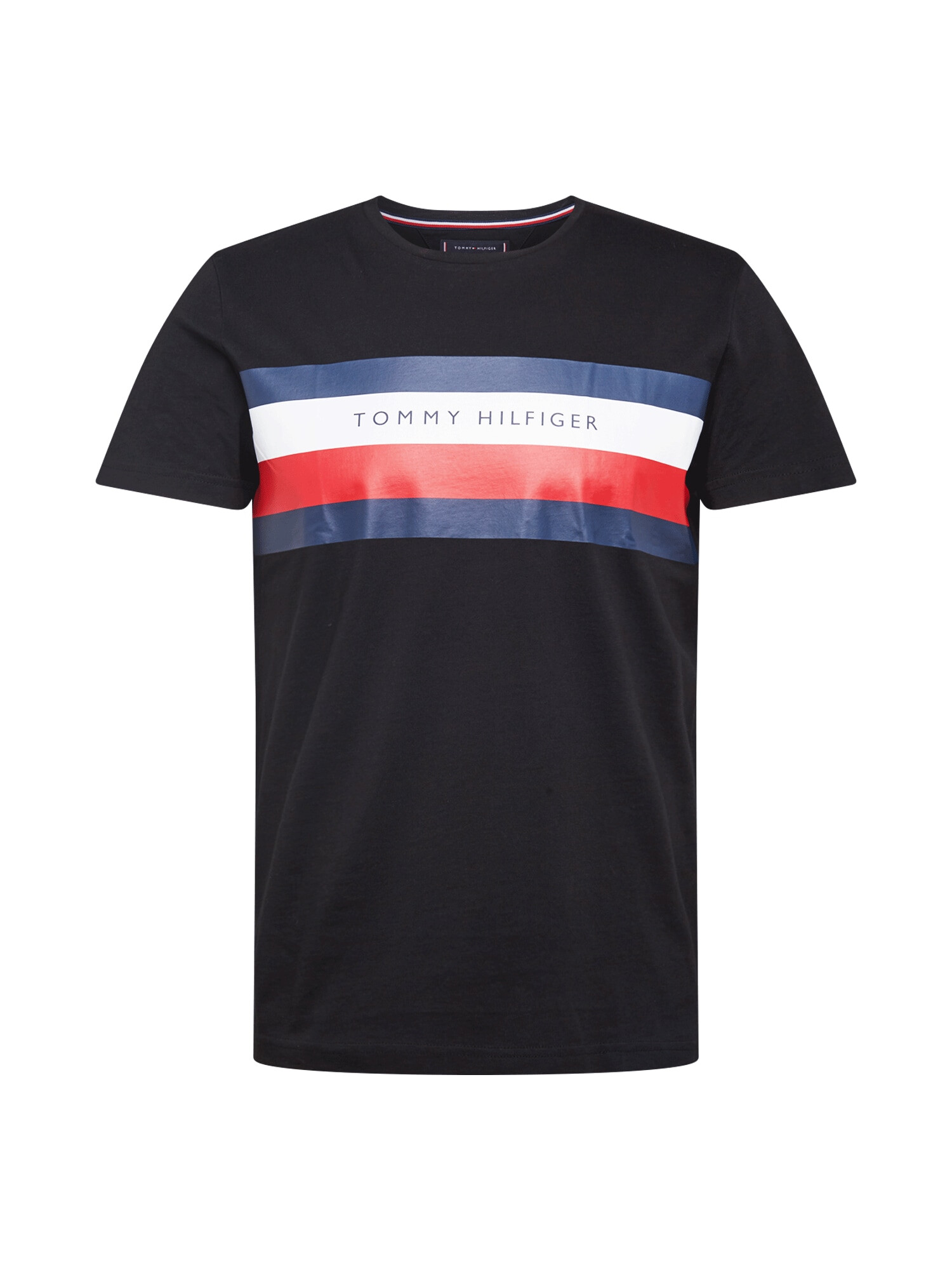 TOMMY HILFIGER Majica mornarska / rdeča / črna / bela - Pepit.si