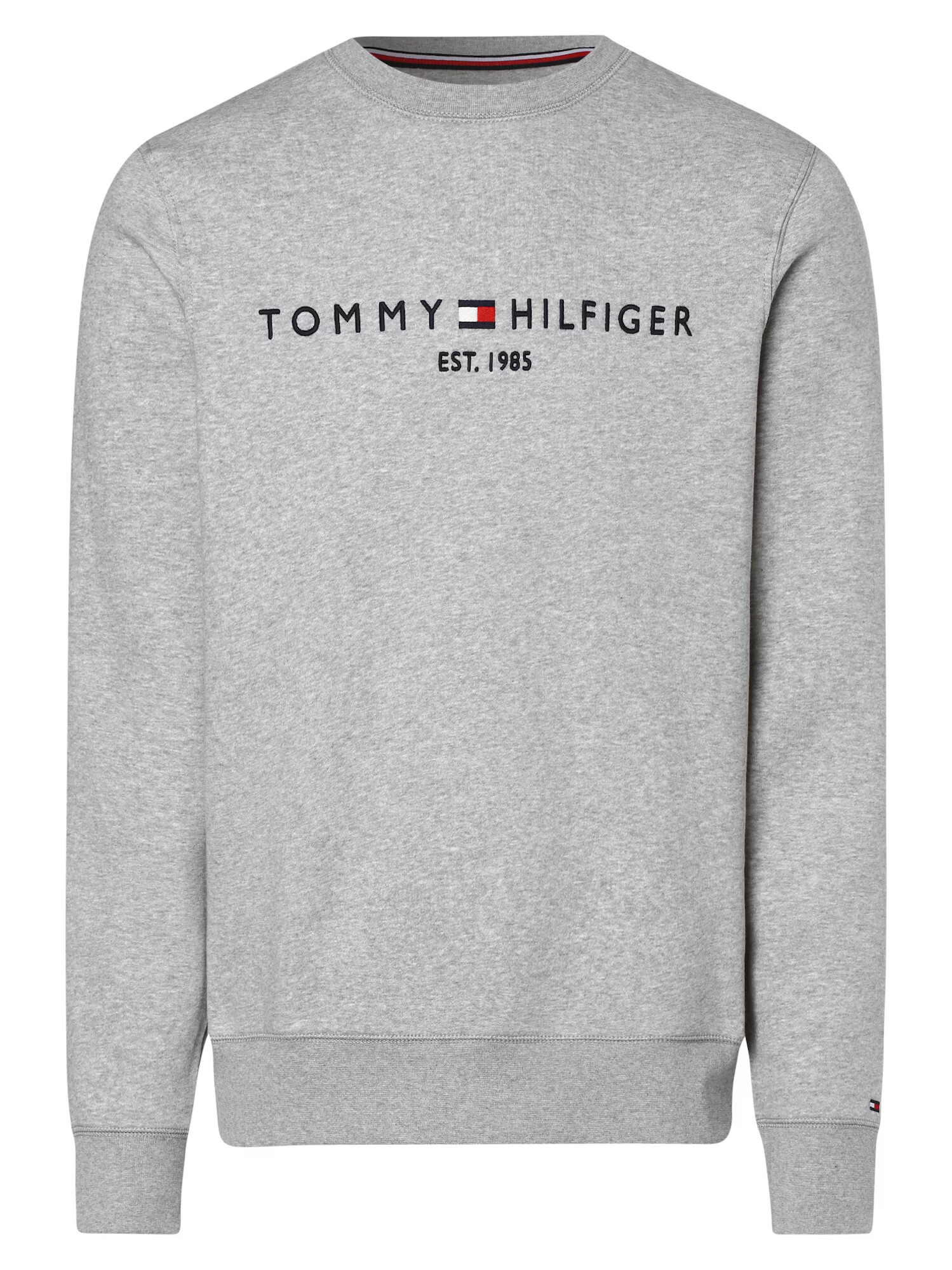 TOMMY HILFIGER Majica mornarska / srebrno-siva / rdeča / bela - Pepit.si