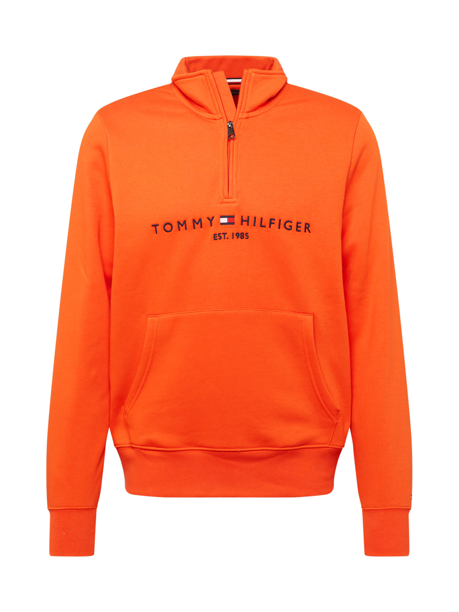 TOMMY HILFIGER Majica mornarska / temno oranžna / rdeča / bela - Pepit.si