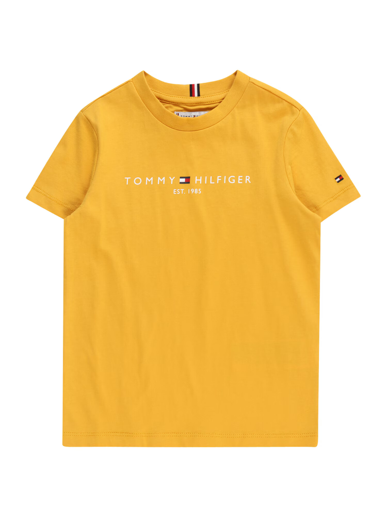 TOMMY HILFIGER Majica mornarska / temno rumena / rdeča / bela - Pepit.si