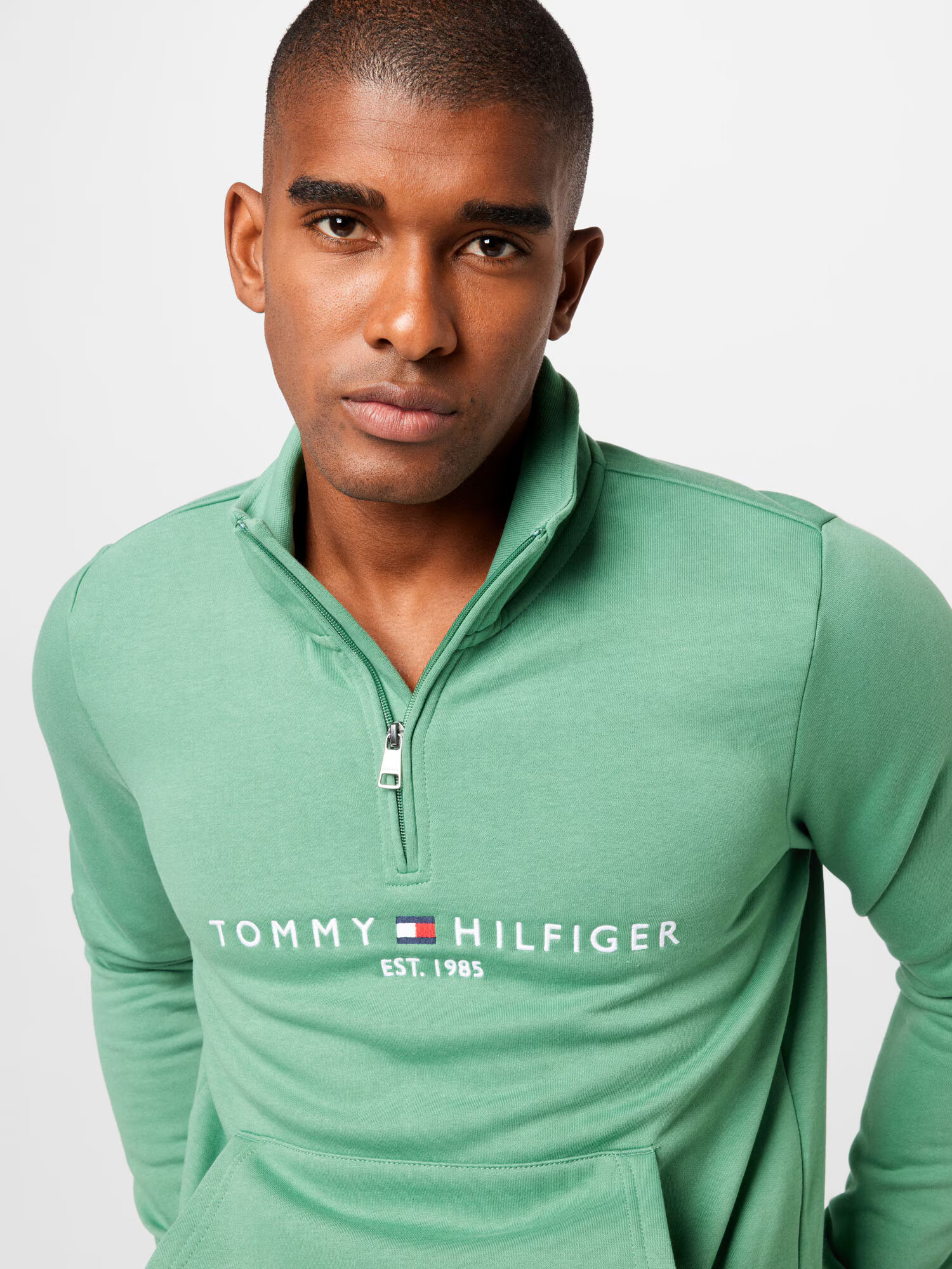 TOMMY HILFIGER Majica mornarska / zelena / rdeča / bela - Pepit.si