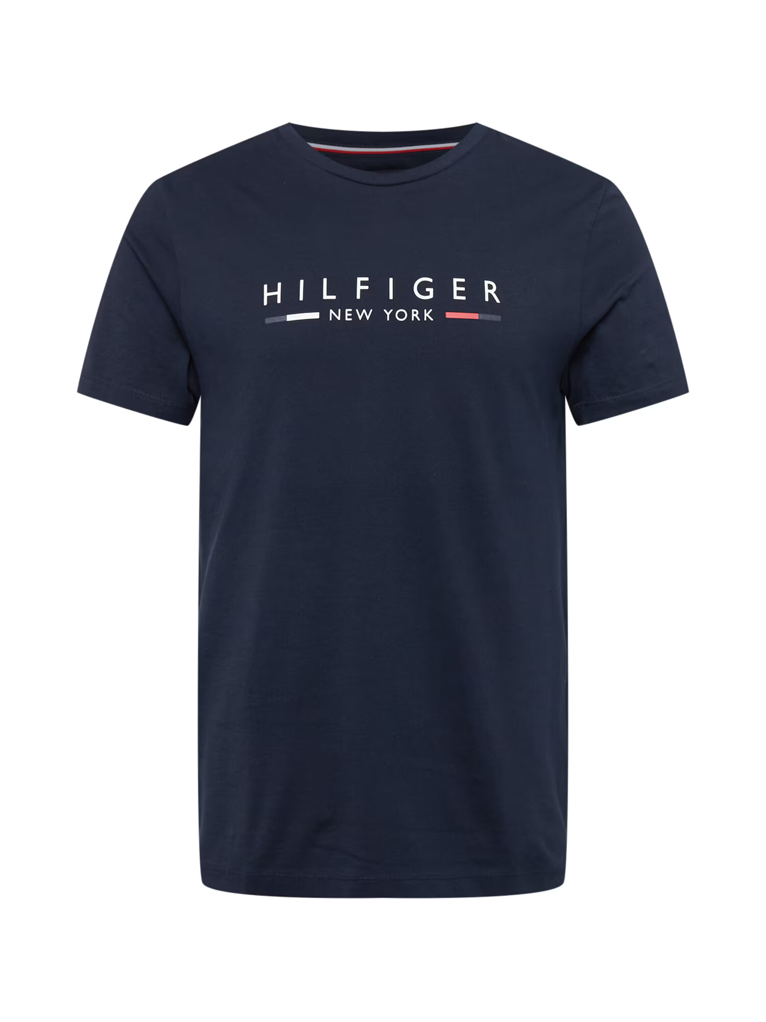 TOMMY HILFIGER Majica 'New York' mornarska / rdeča / bela - Pepit.si