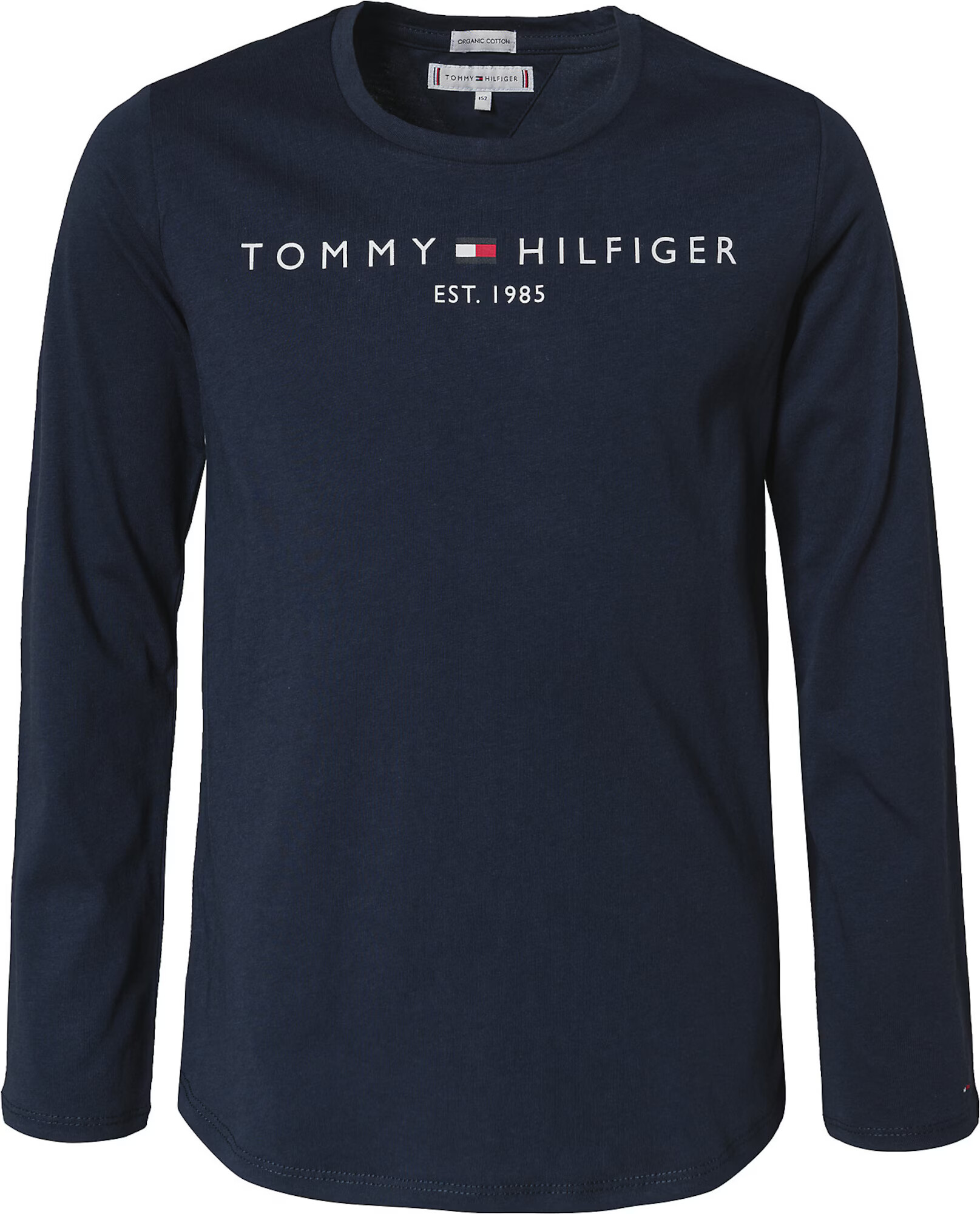 TOMMY HILFIGER Majica nočno modra / bela / rdeča - Pepit.si