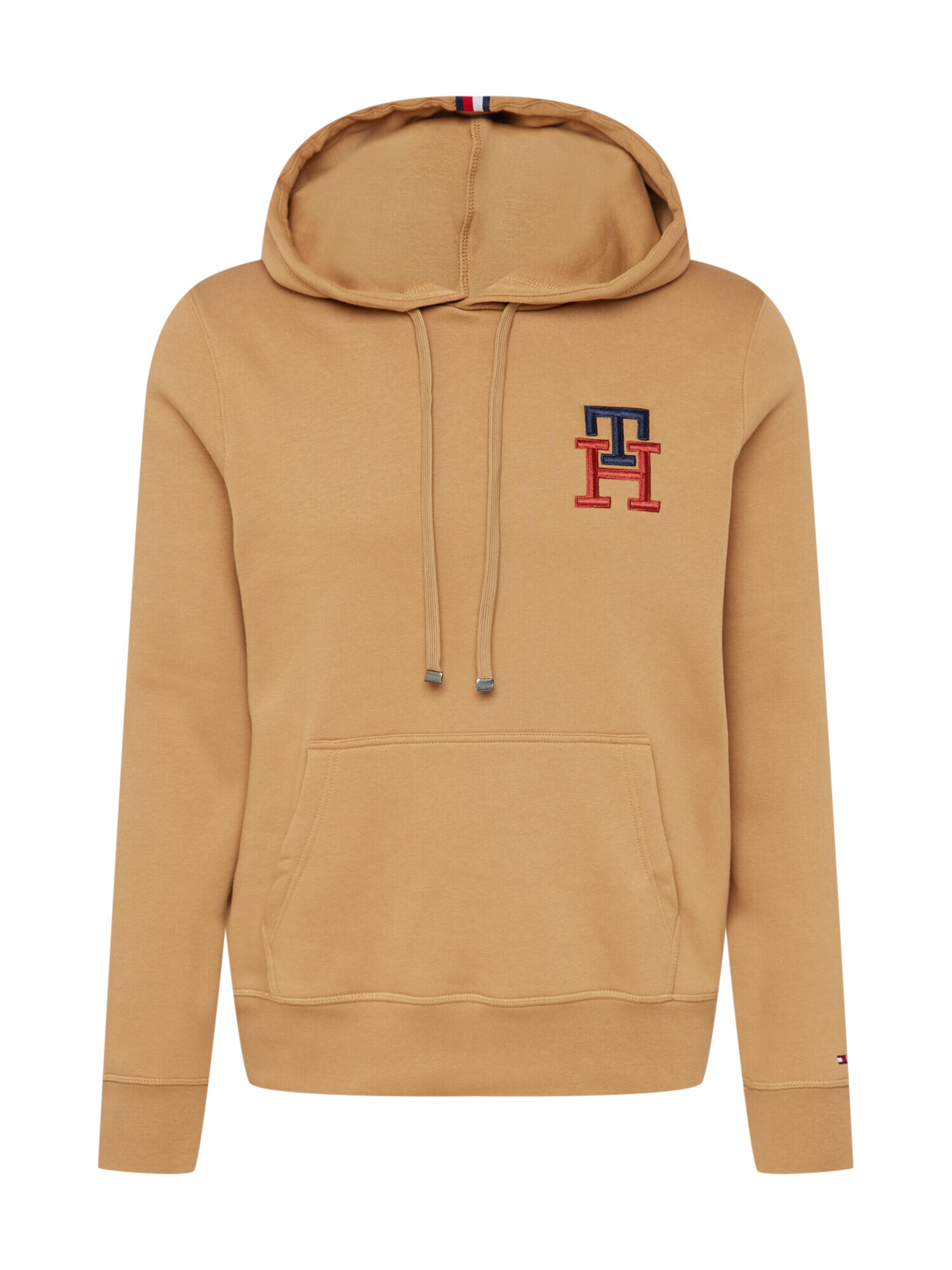 TOMMY HILFIGER Majica nočno modra / kapučino / ognjeno rdeča - Pepit.si