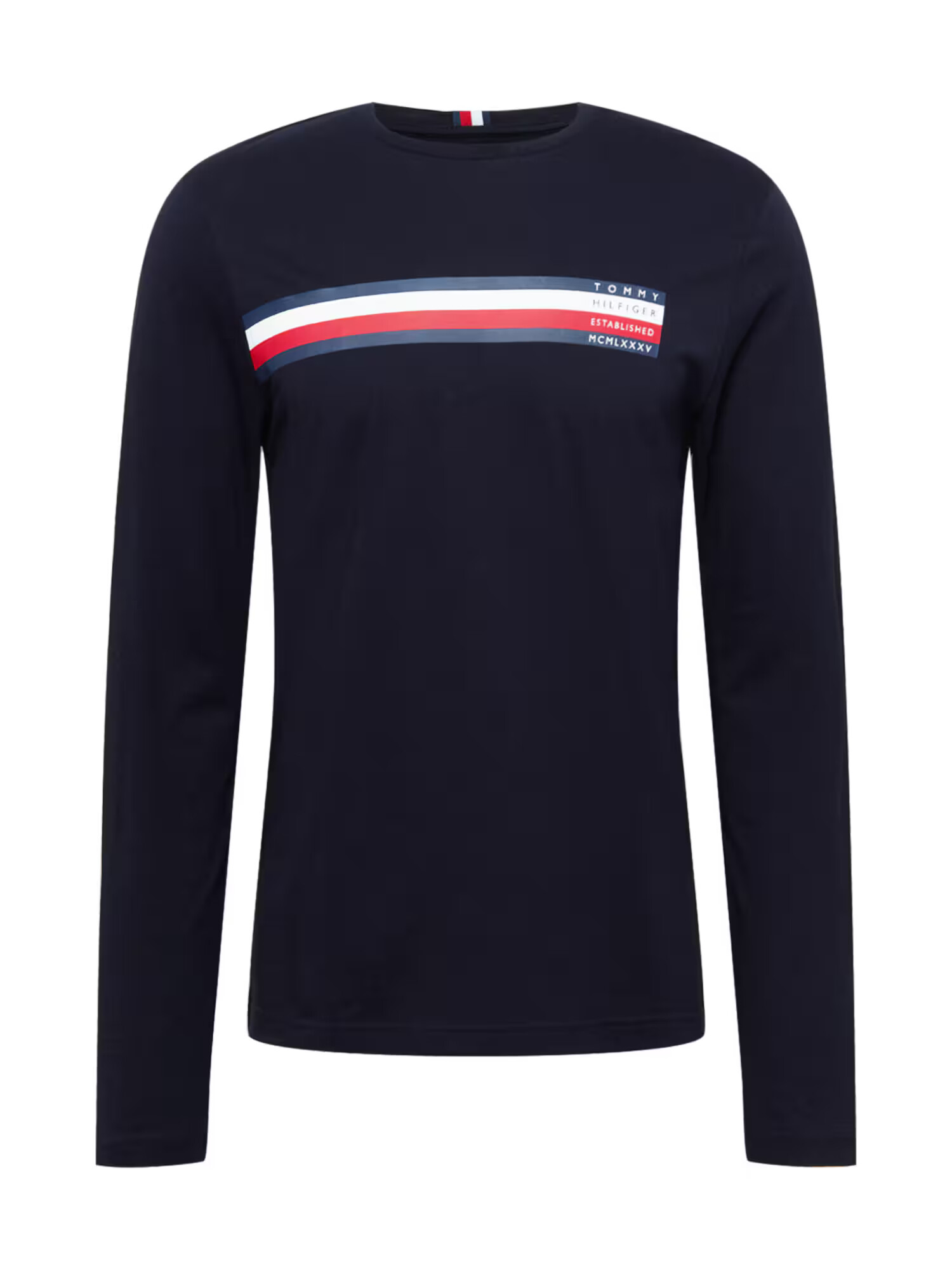 TOMMY HILFIGER Majica marine / bela / mornarska / rdeča - Pepit.si