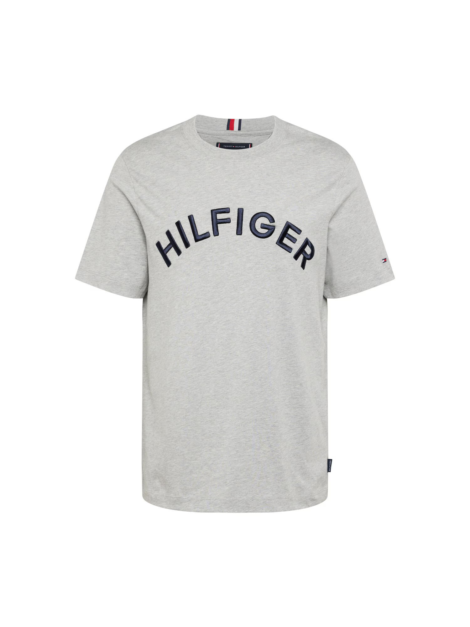 TOMMY HILFIGER Majica nočno modra / pegasto siva - Pepit.si