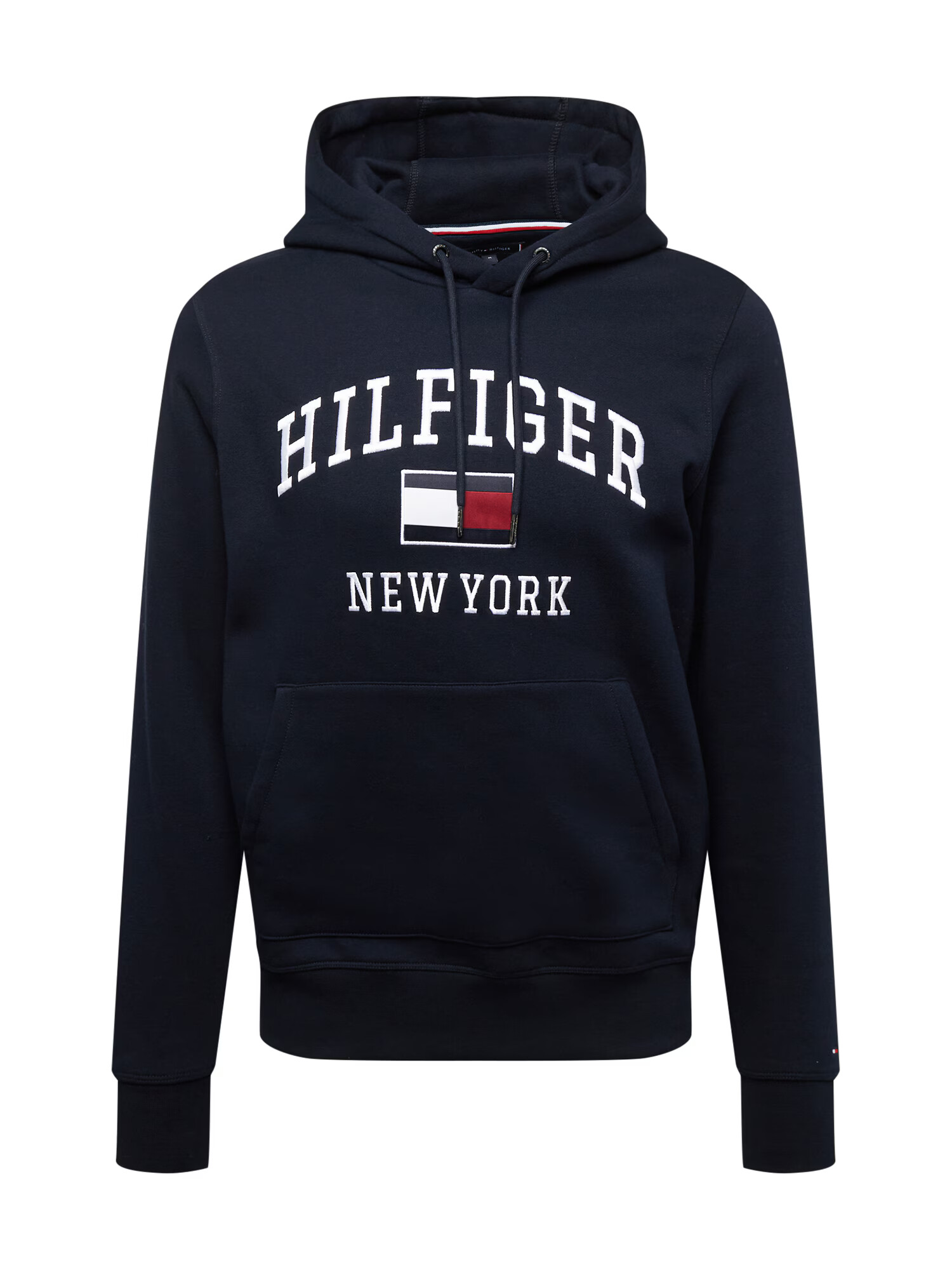 TOMMY HILFIGER Majica nočno modra / rdeča / bela - Pepit.si