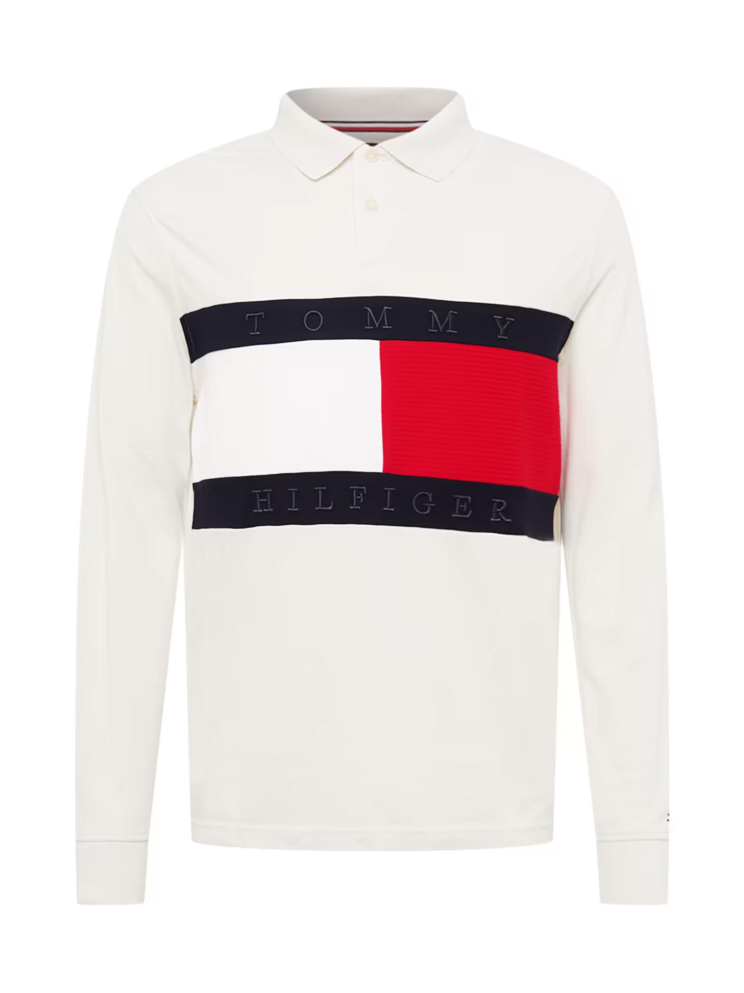 TOMMY HILFIGER Majica nočno modra / rdeča / bela - Pepit.si