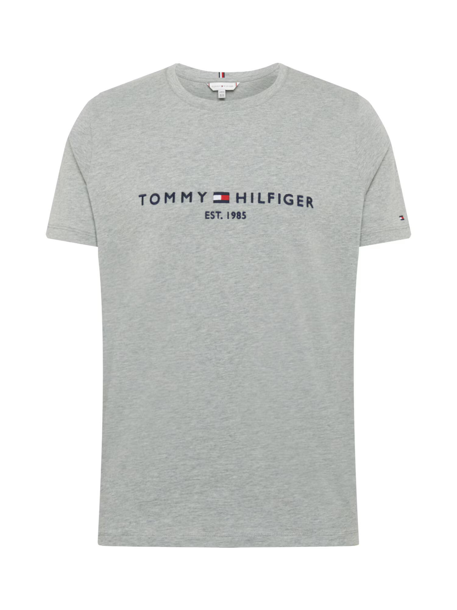 TOMMY HILFIGER Majica pegasto siva / mornarska - Pepit.si