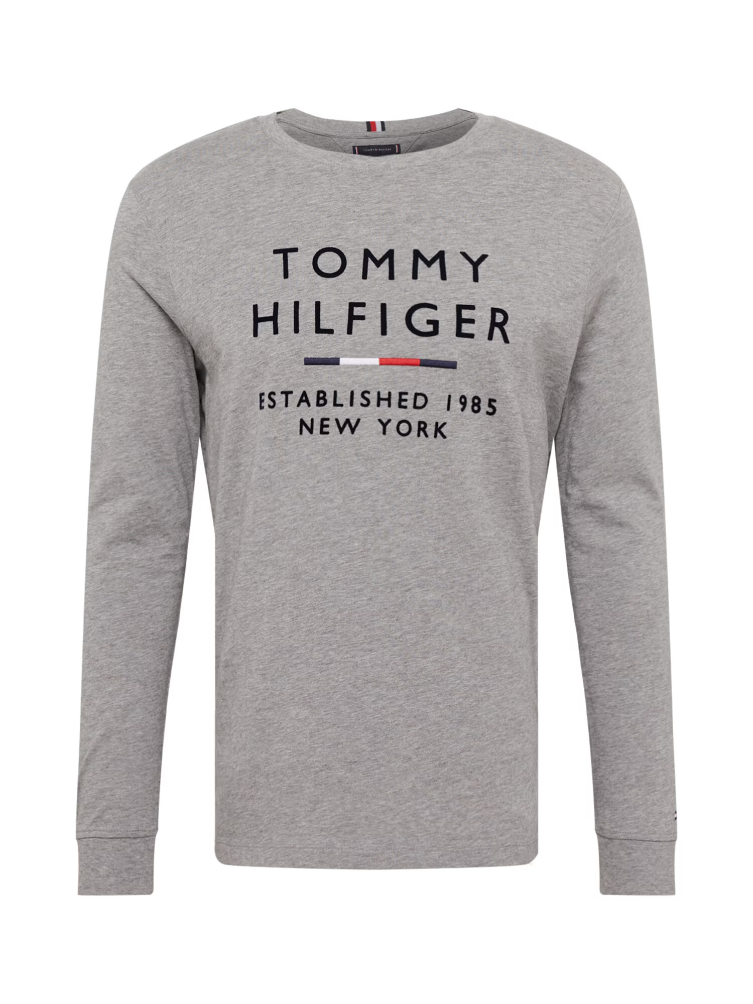 TOMMY HILFIGER Majica pegasto siva / rdeča / črna / bela - Pepit.si