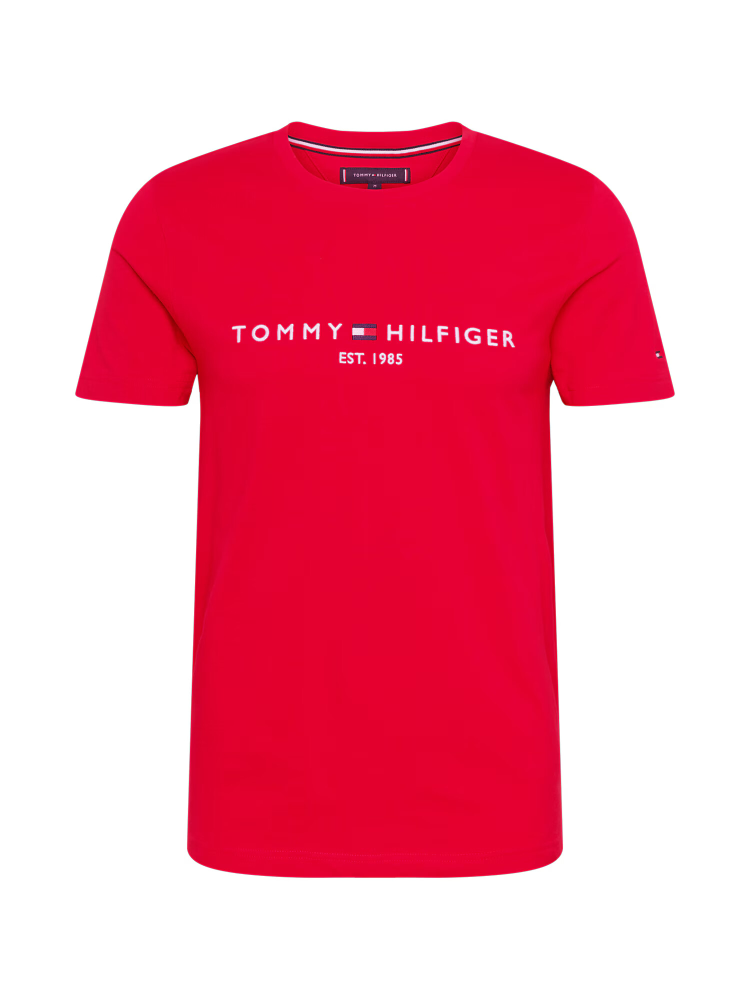 TOMMY HILFIGER Majica rdeča / bela - Pepit.si