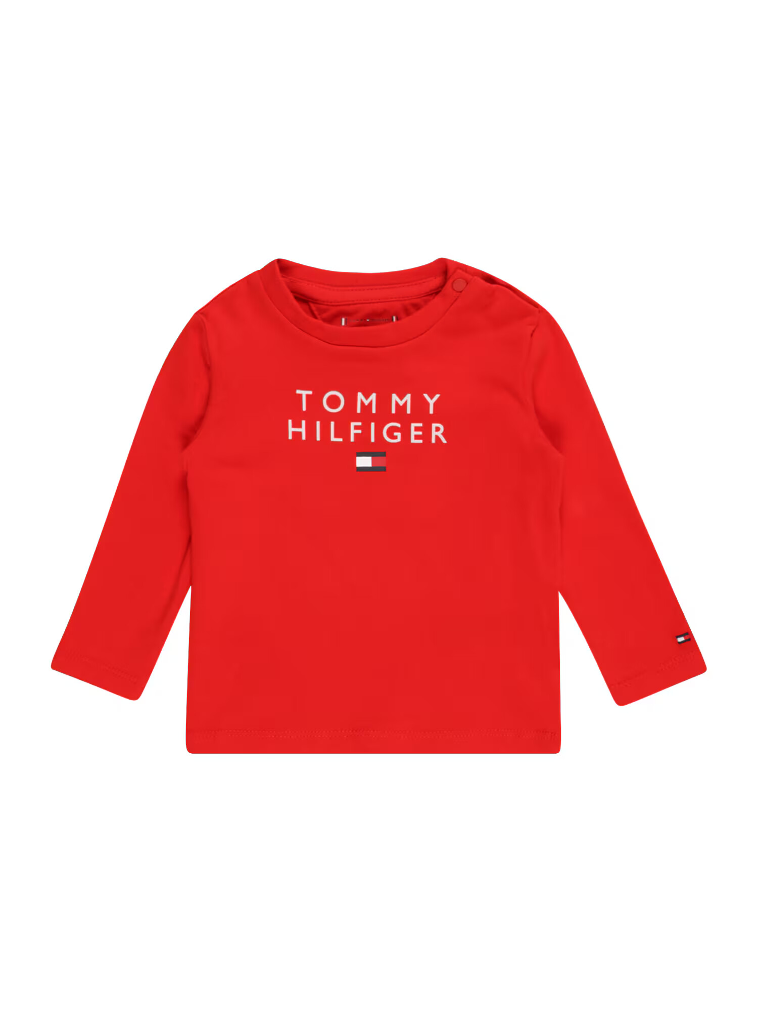 TOMMY HILFIGER Majica rdeča / bela / marine - Pepit.si