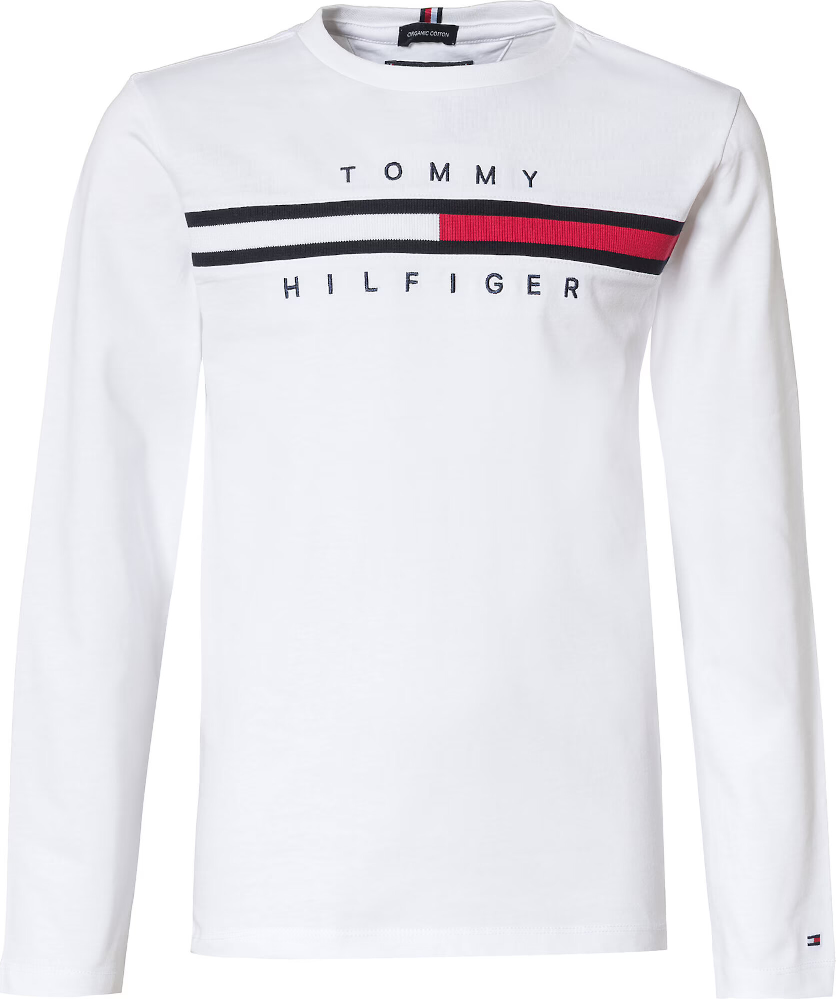 TOMMY HILFIGER Majica rdeča / bela / mornarska - Pepit.si