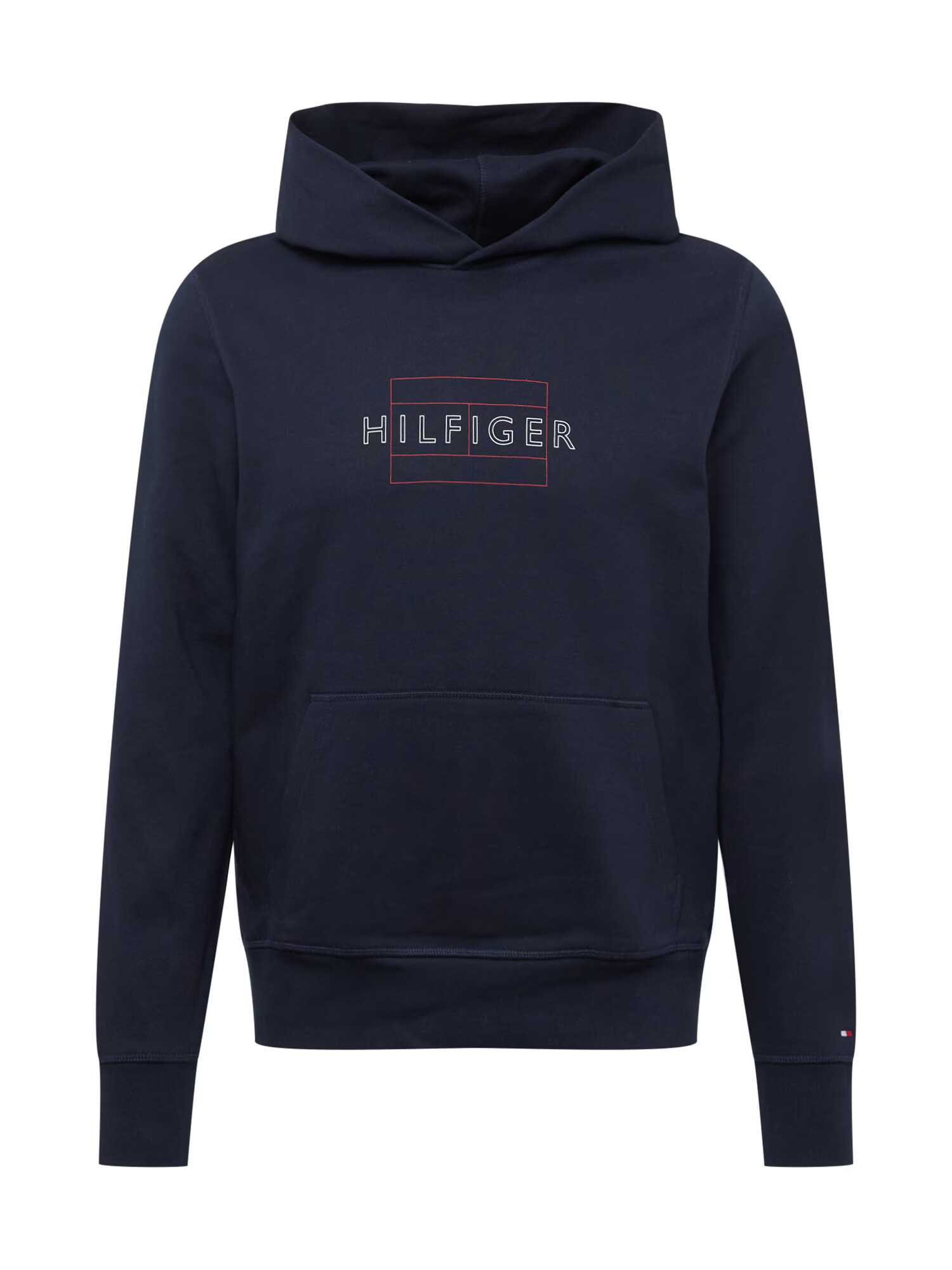 TOMMY HILFIGER Majica rdeča / črna / bela - Pepit.si