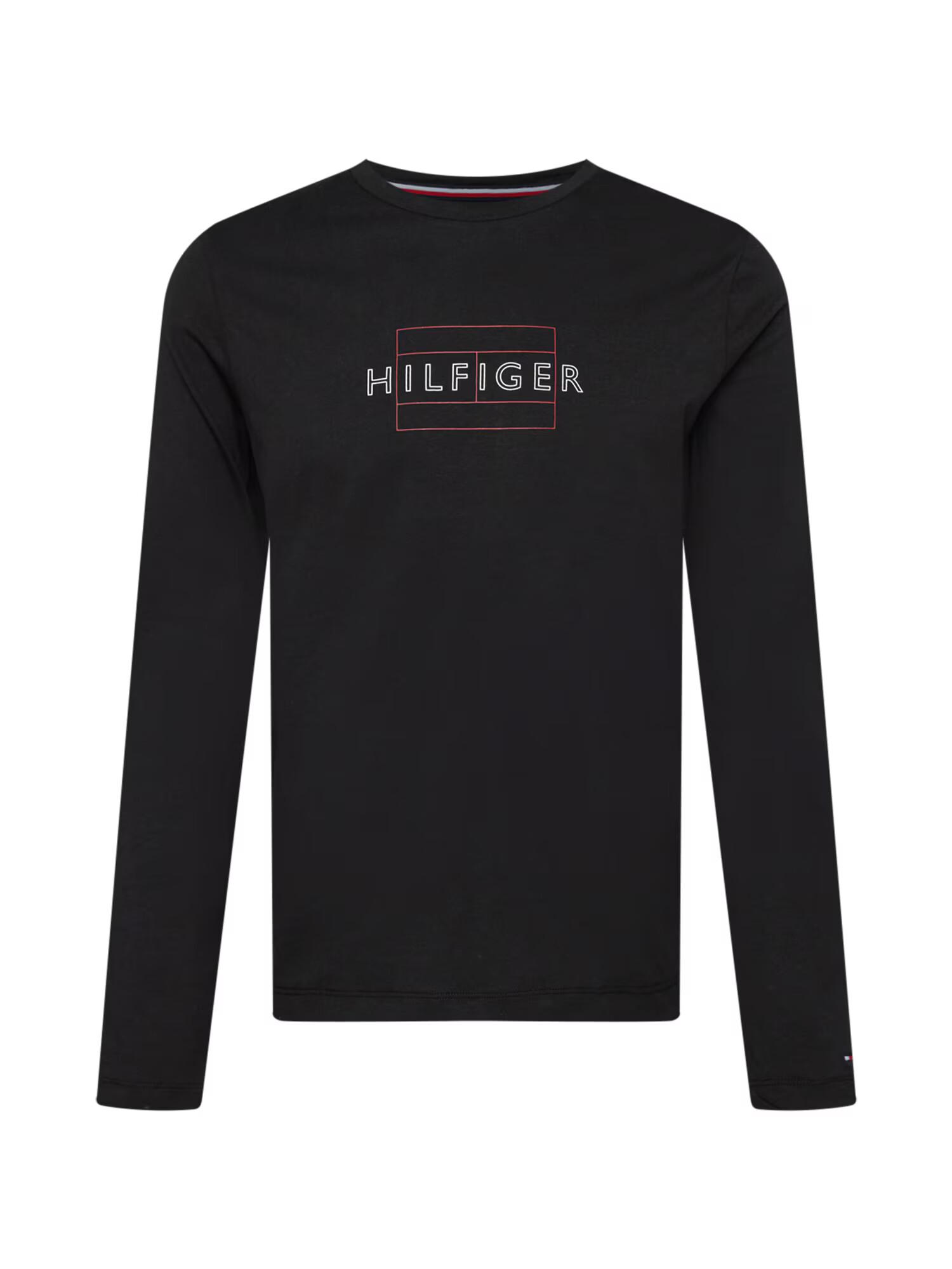 TOMMY HILFIGER Majica rdeča / črna / bela - Pepit.si