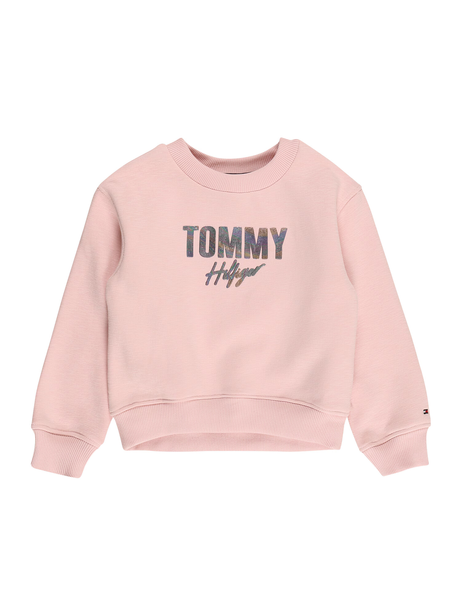 TOMMY HILFIGER Majica roza / vijolično modra / črna / bronasta / jagoda - Pepit.si