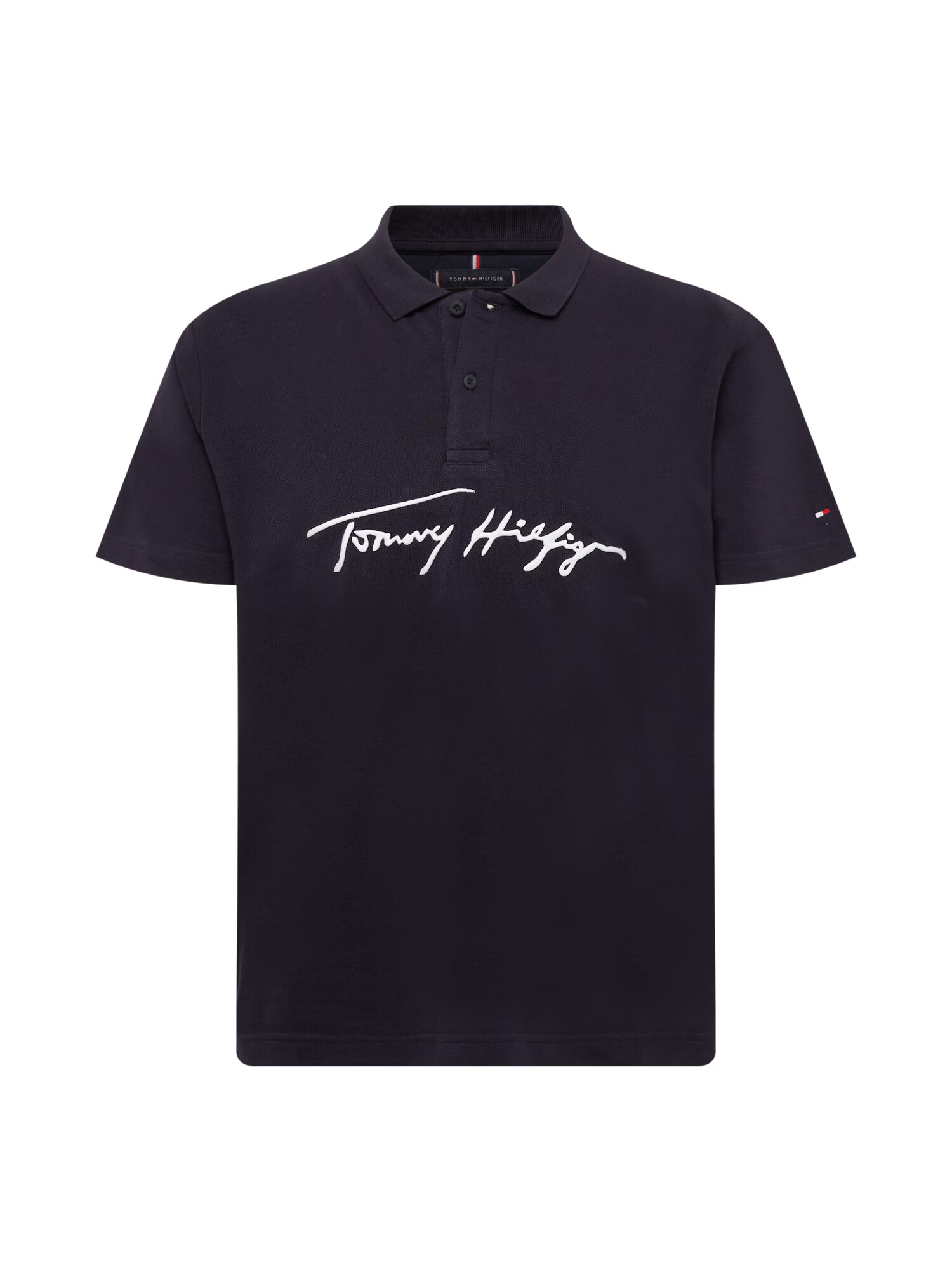 TOMMY HILFIGER Majica 'Signature' mornarska / rdeča / bela - Pepit.si