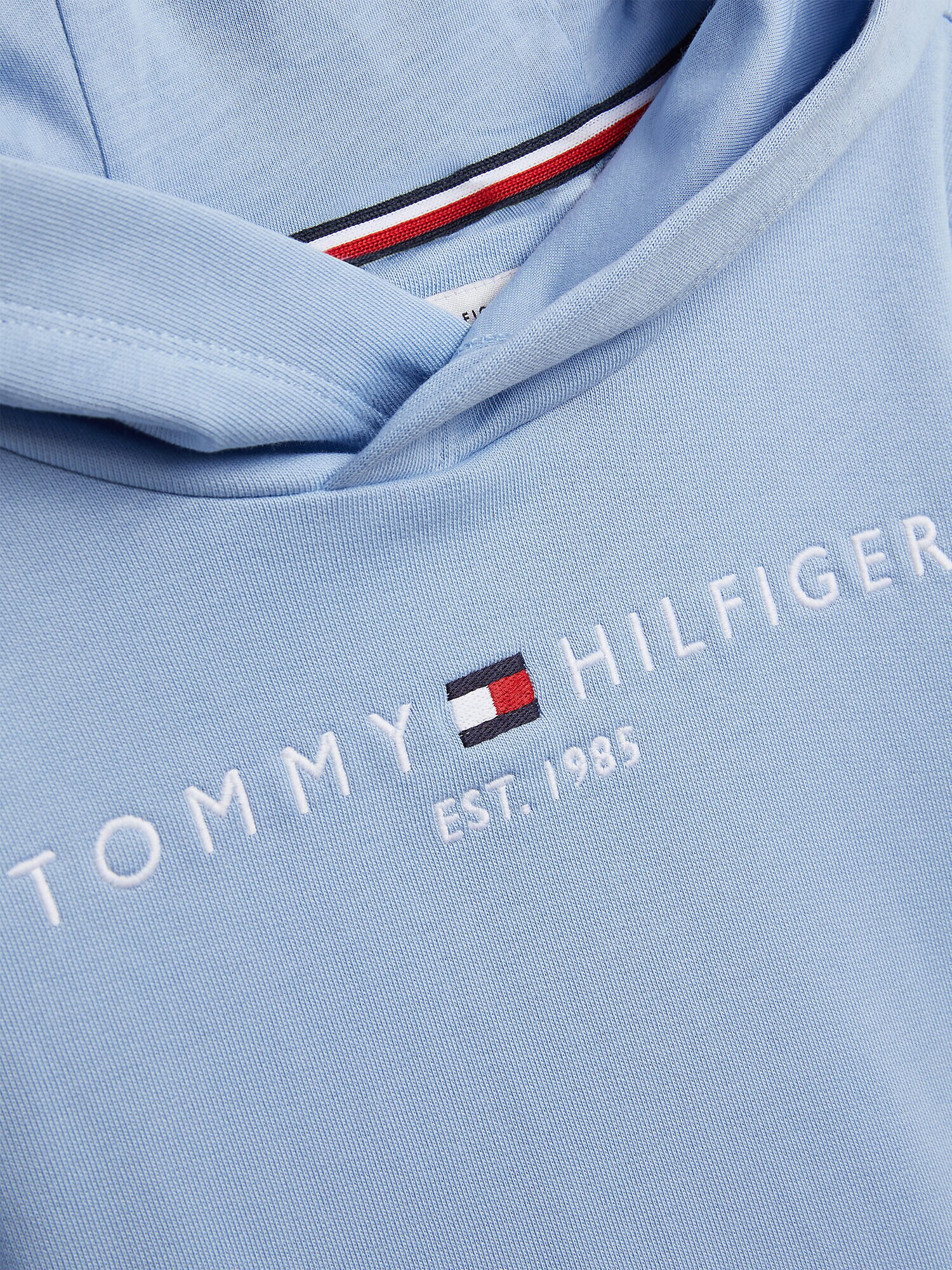 TOMMY HILFIGER Majica svetlo modra / bela - Pepit.si