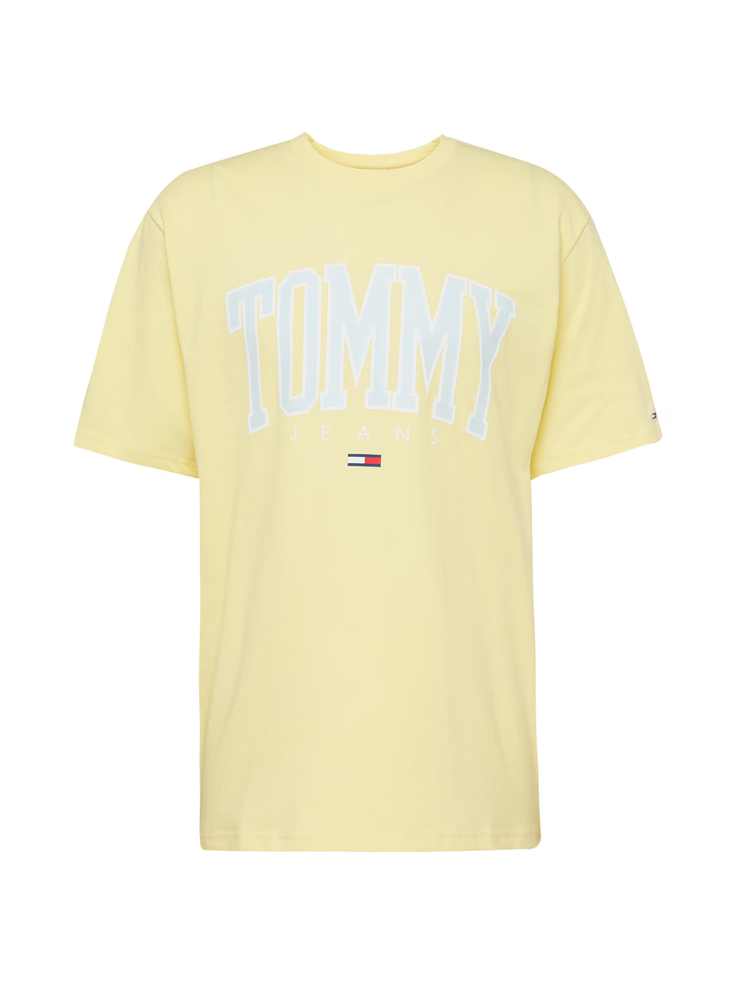 TOMMY HILFIGER Majica svetlo rumena / svetlo siva / rdeča / bela - Pepit.si