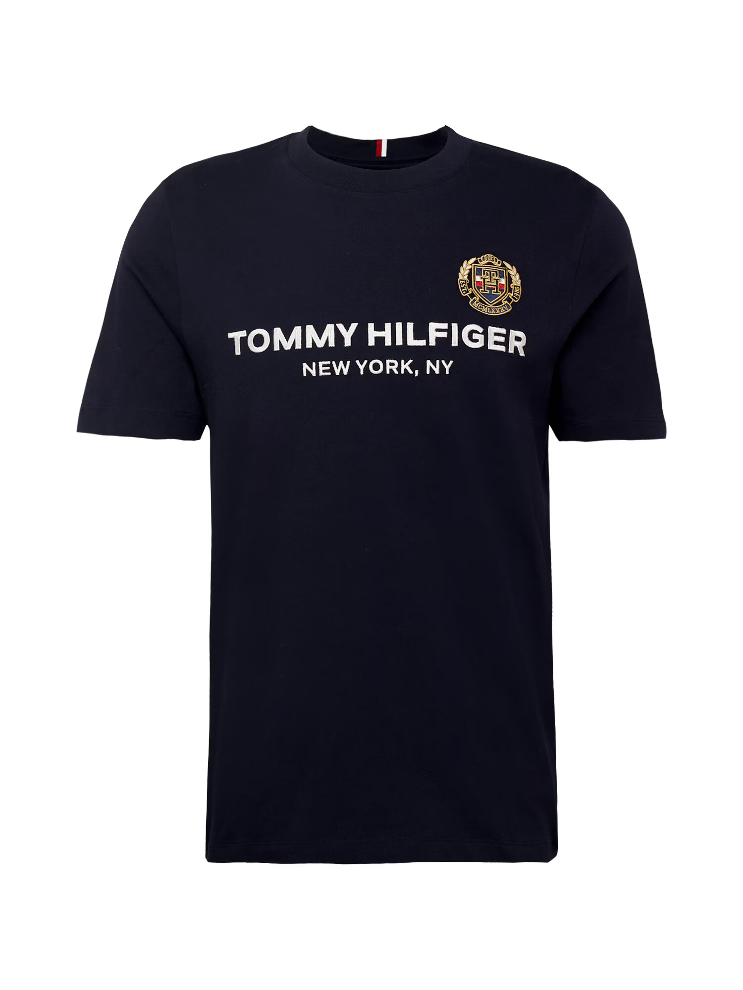 TOMMY HILFIGER Majica temno modra / bela - Pepit.si