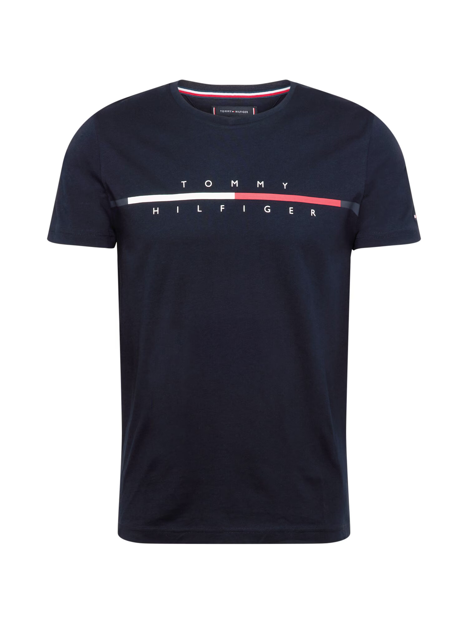 TOMMY HILFIGER Majica temno modra / rdeča / bela - Pepit.si