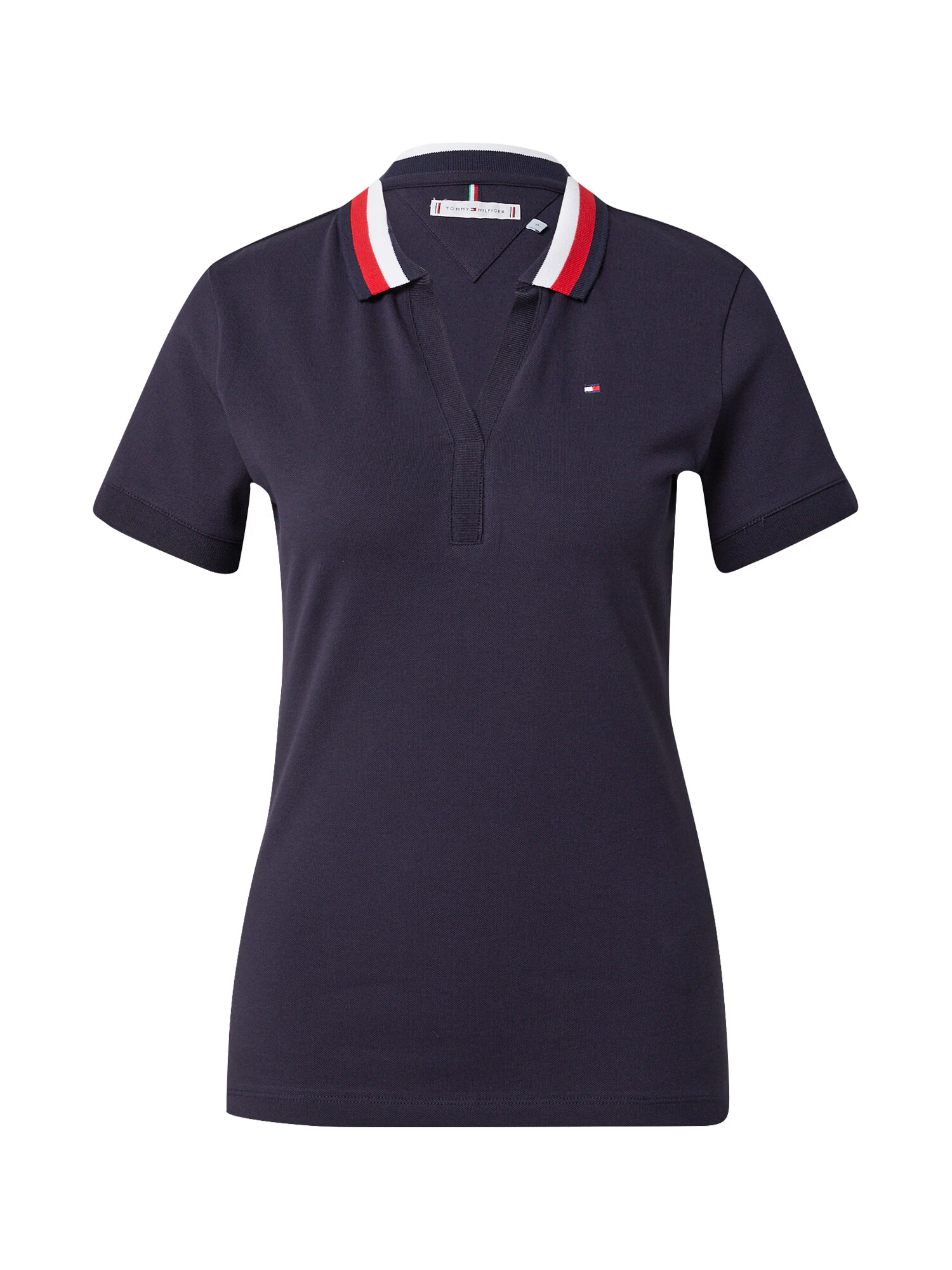 TOMMY HILFIGER Majica temno modra / bela / rdeča - Pepit.si