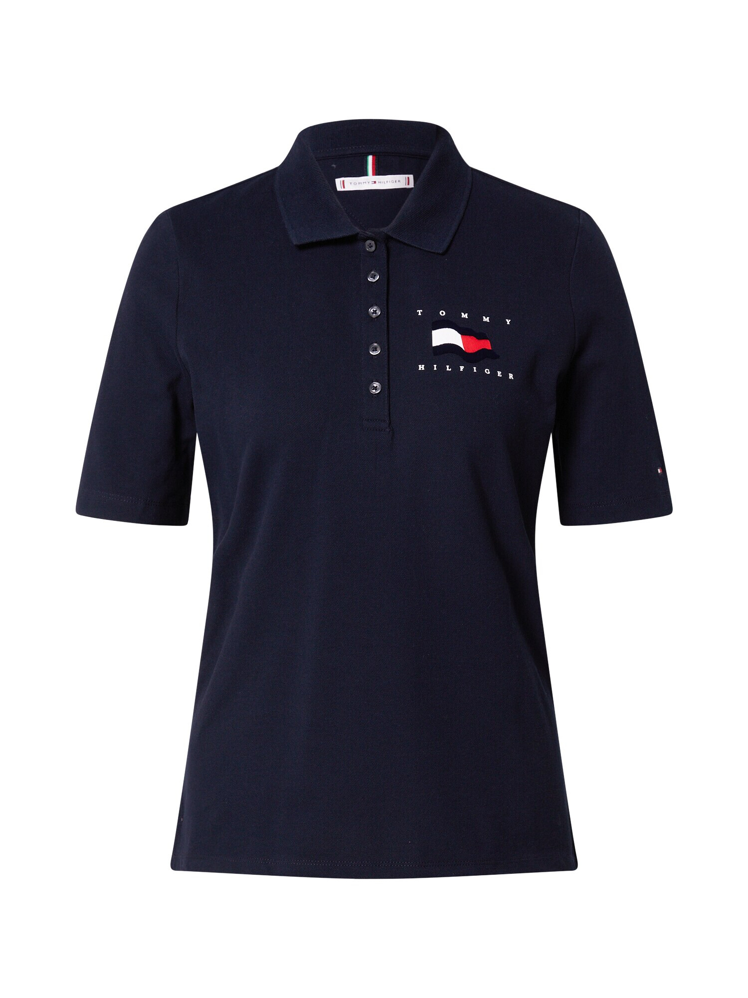 TOMMY HILFIGER Majica temno modra / rdeča / bela - Pepit.si