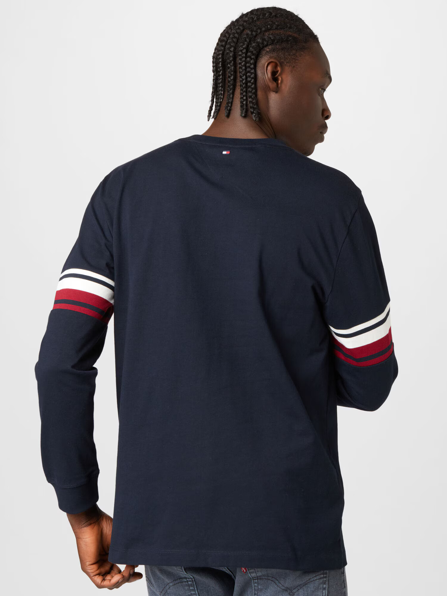 TOMMY HILFIGER Majica temno modra / rdeča / bela - Pepit.si