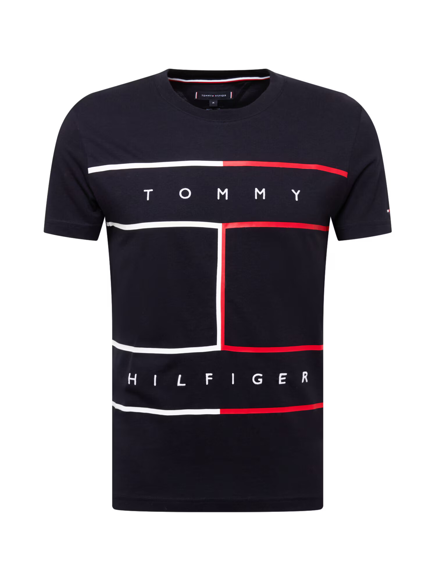 TOMMY HILFIGER Majica temno modra / rdeča / bela - Pepit.si