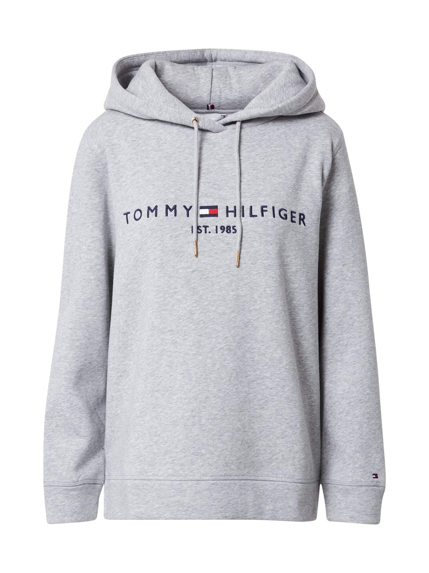 TOMMY HILFIGER Majica mornarska / pegasto siva / rdeča / bela - Pepit.si