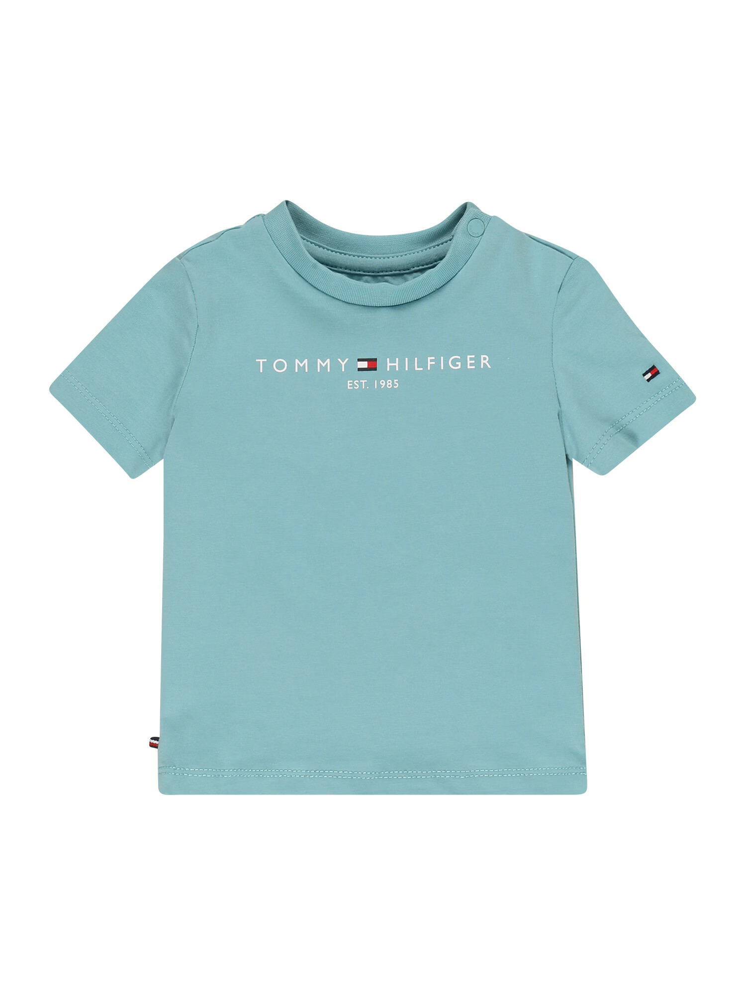 TOMMY HILFIGER Majica turkizna / bela / marine / rdeča - Pepit.si