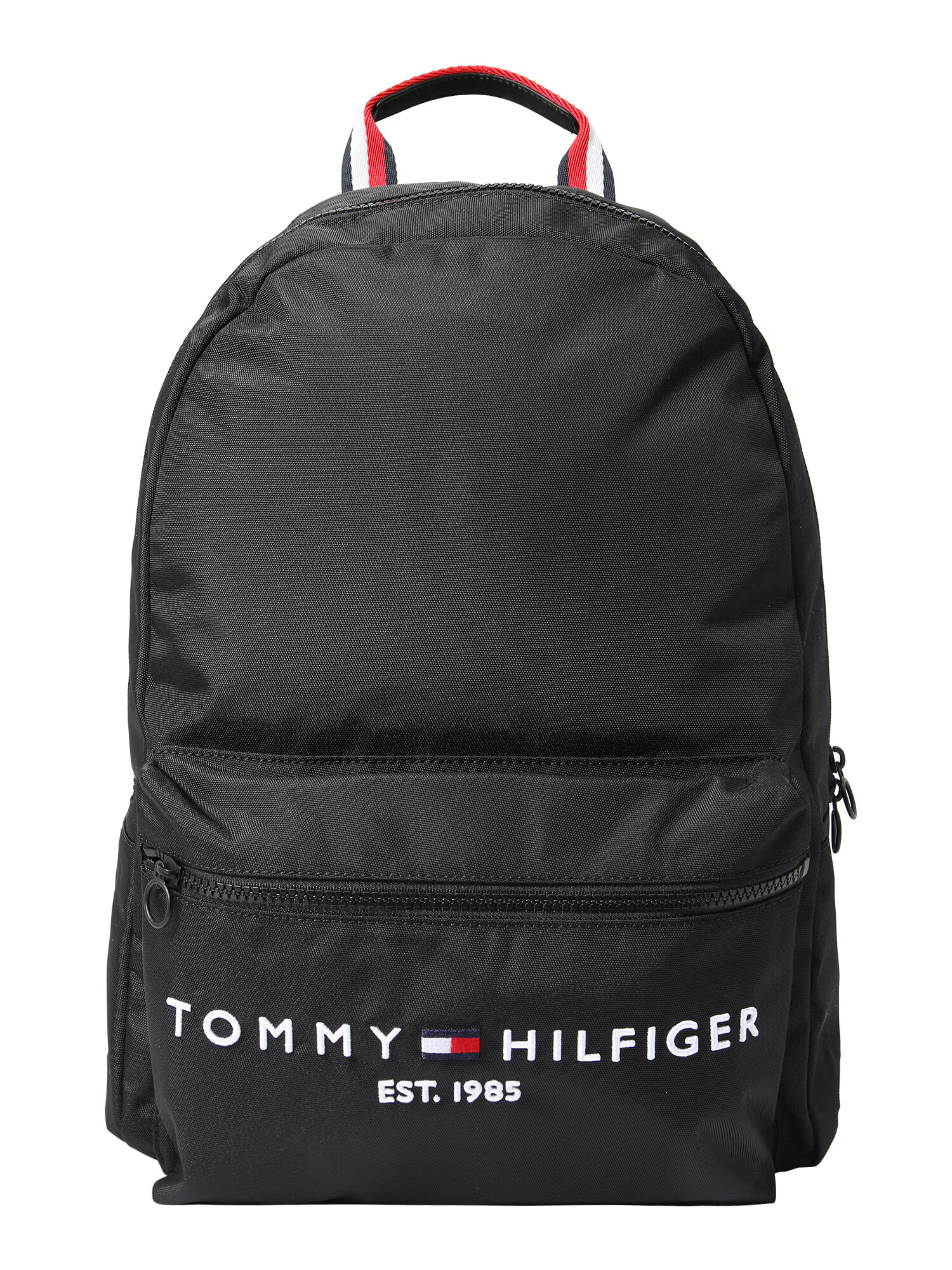 TOMMY HILFIGER Nahrbtnik temno modra / ognjeno rdeča / črna / bela - Pepit.si