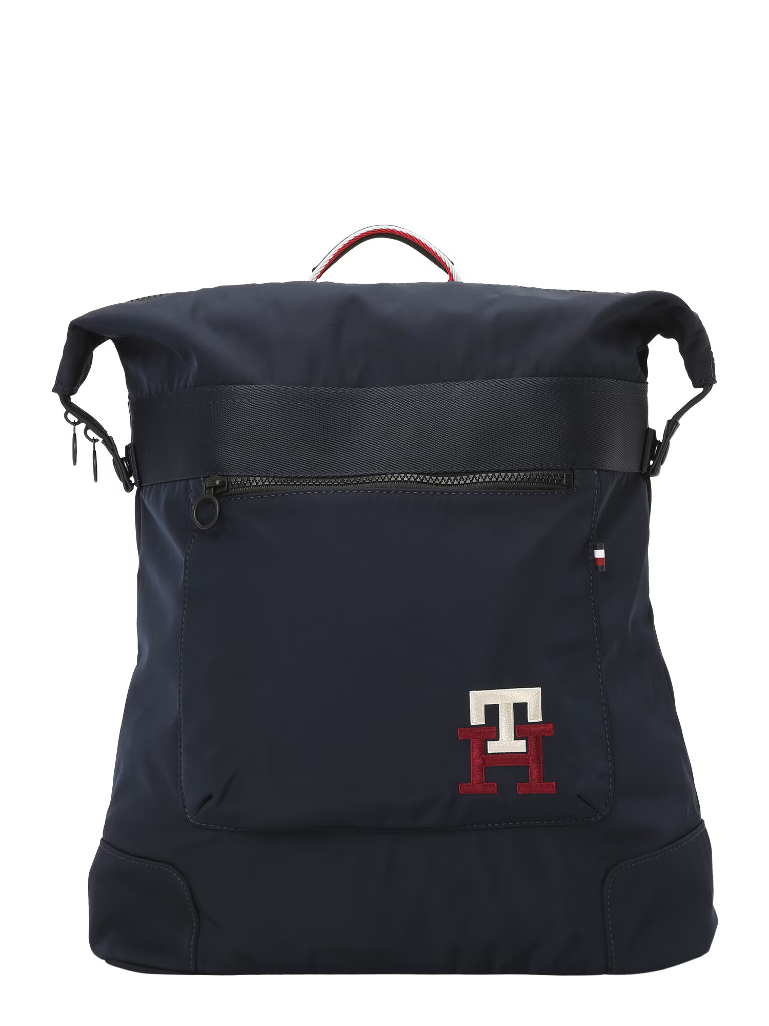 TOMMY HILFIGER Nahrbtnik temno modra / temno rdeča / bela - Pepit.si