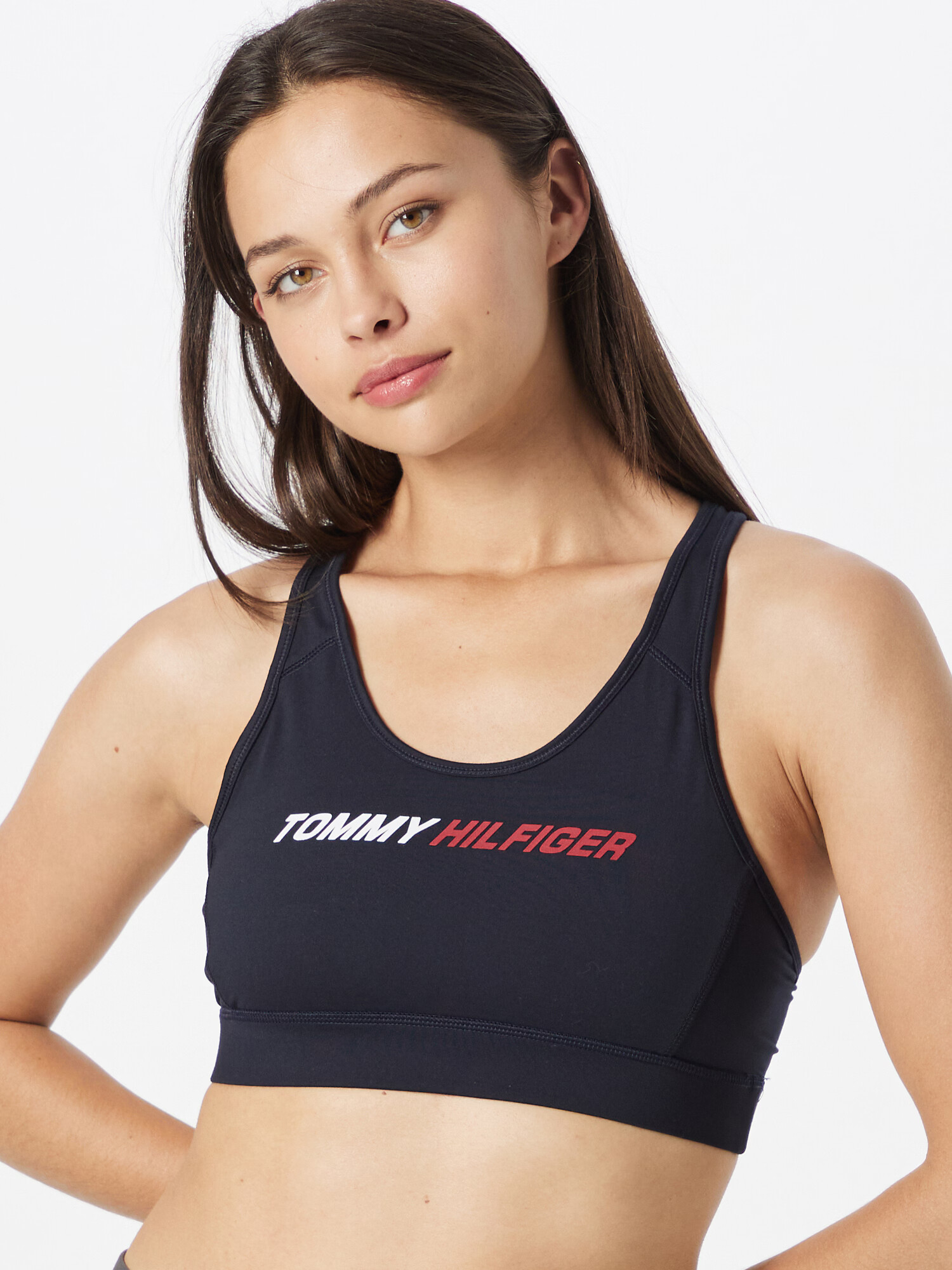 TOMMY HILFIGER Športni nederček temno modra / rdeča / bela - Pepit.si