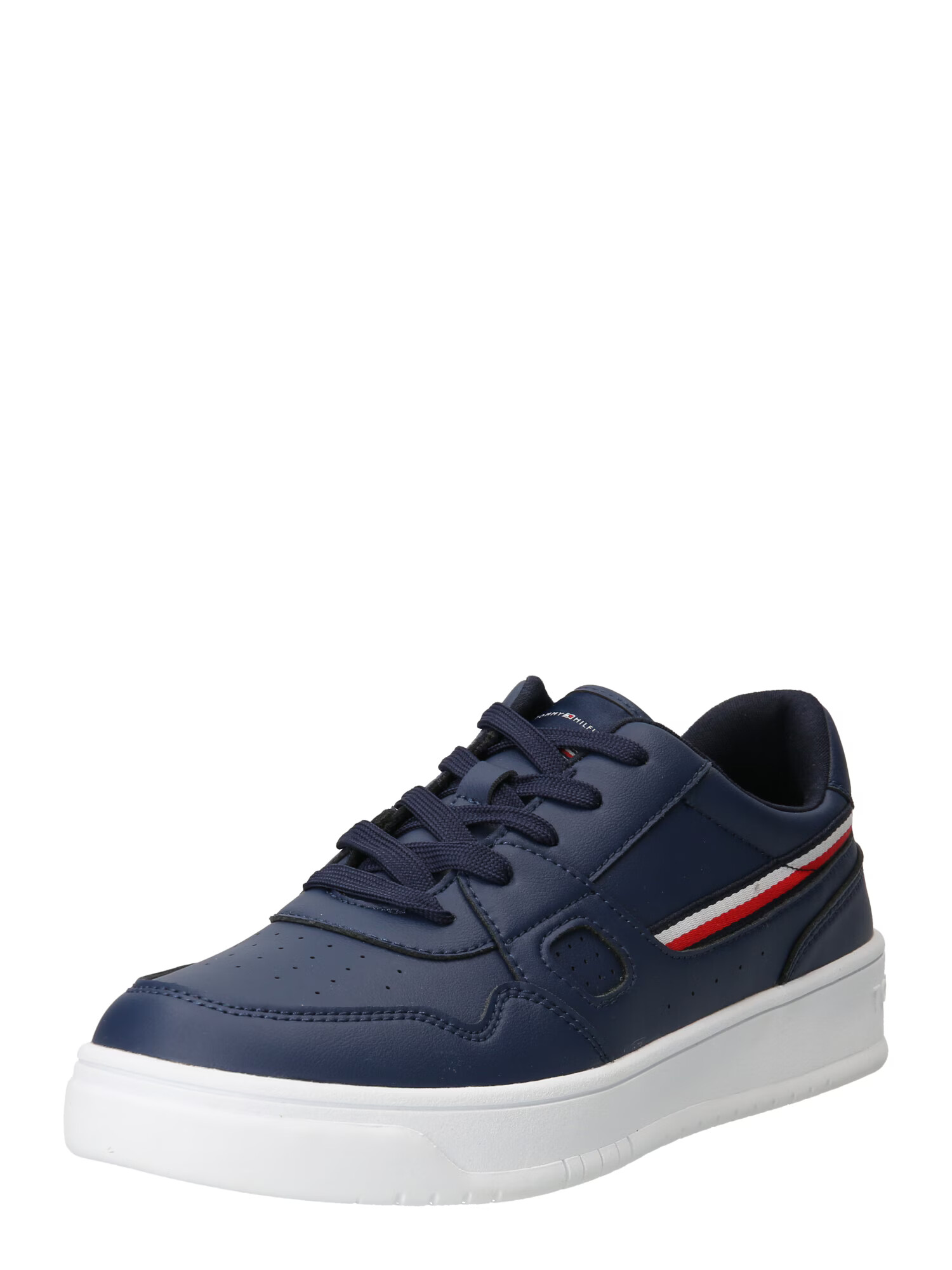 TOMMY HILFIGER Nizke superge mornarska / rdeča / bela - Pepit.si