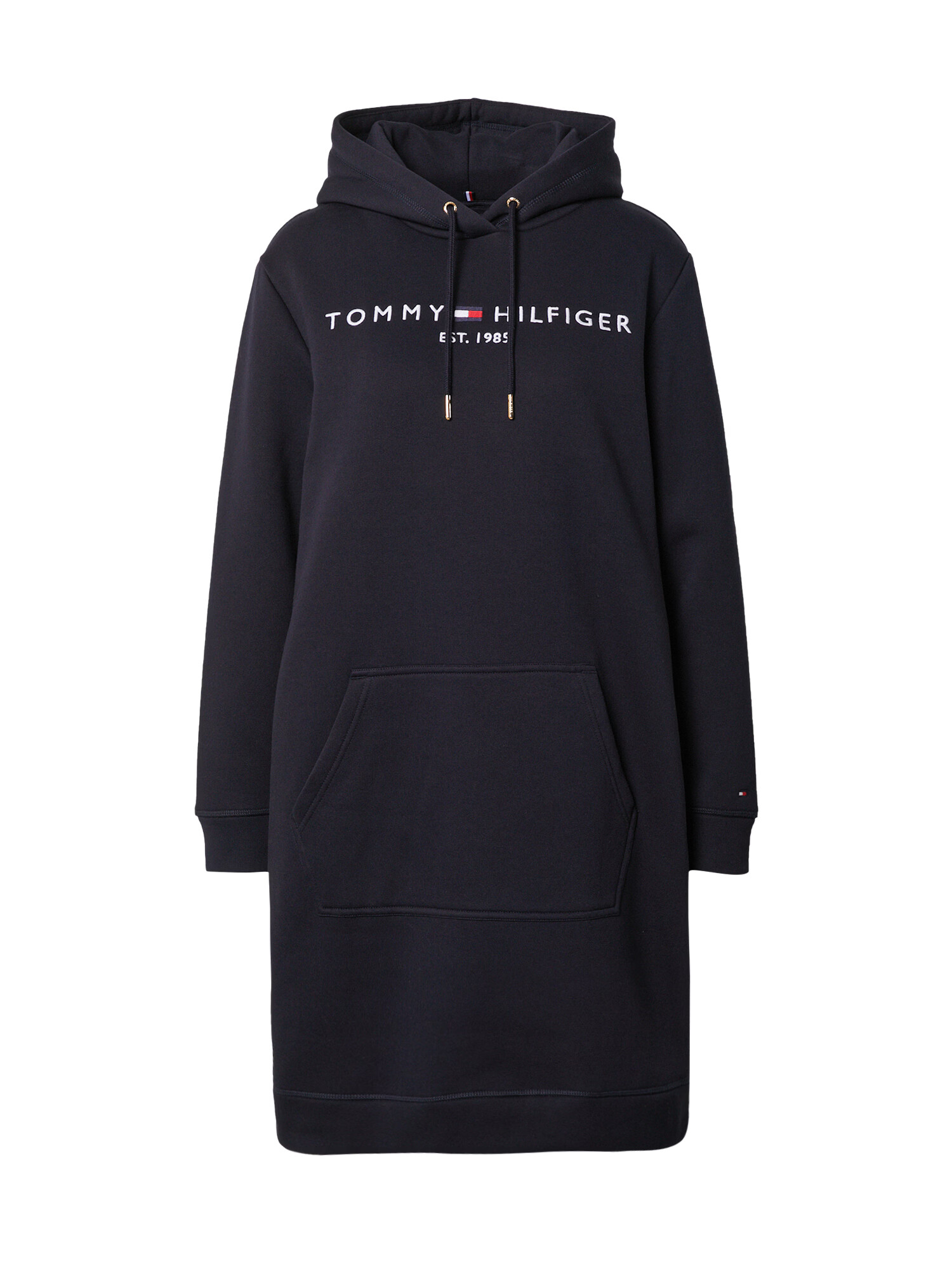 TOMMY HILFIGER Obleka mornarska / ognjeno rdeča / bela - Pepit.si