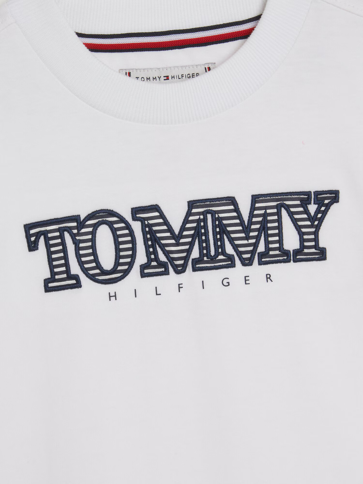 TOMMY HILFIGER Obleka nočno modra / bela - Pepit.si