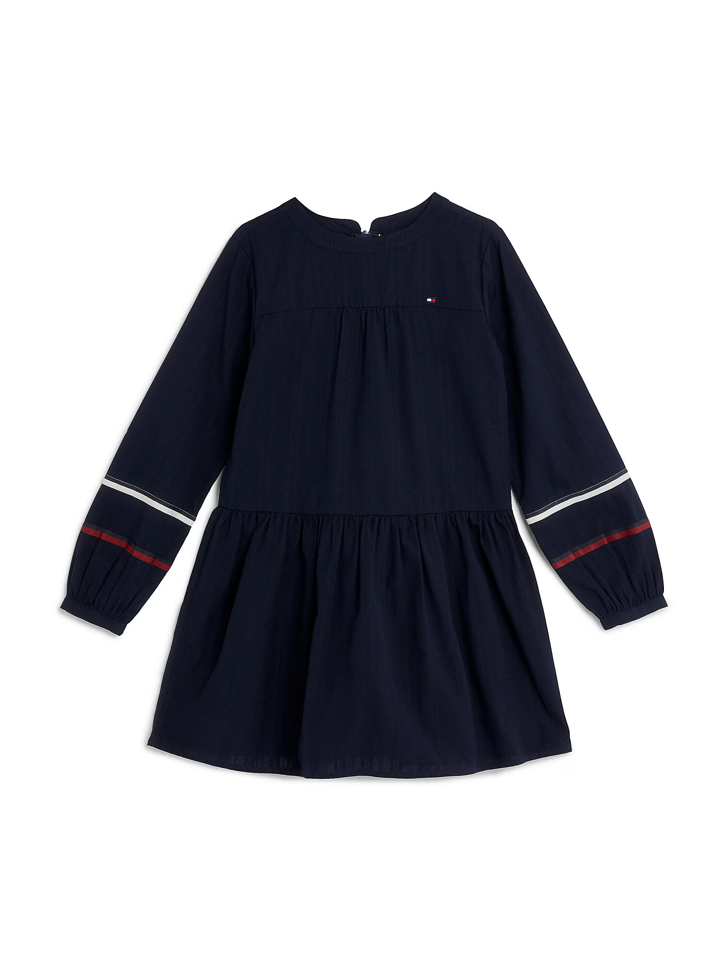 TOMMY HILFIGER Obleka temno modra / rdeča / bela - Pepit.si