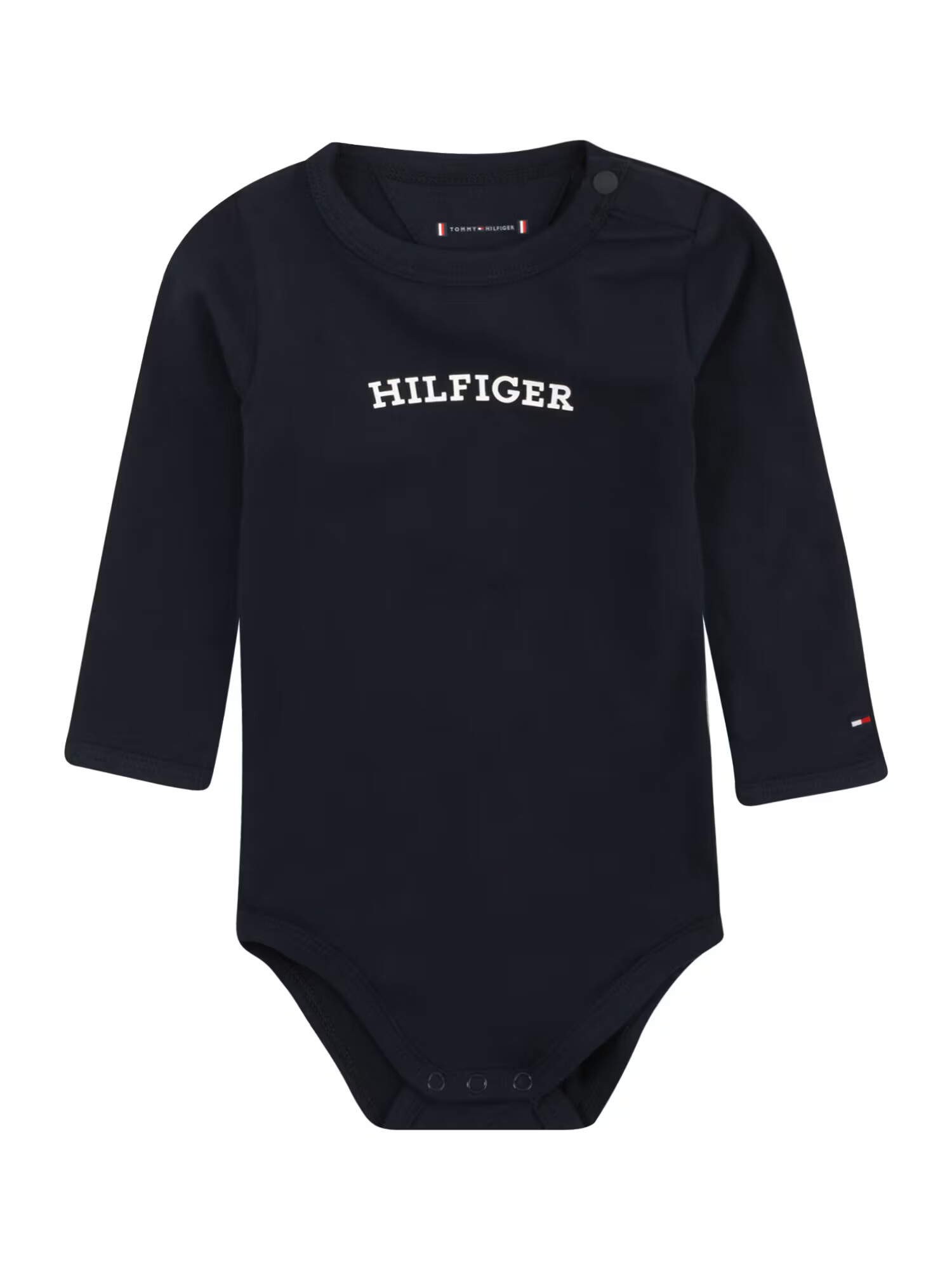 TOMMY HILFIGER Pajac/bodi mornarska / rdeča / bela - Pepit.si