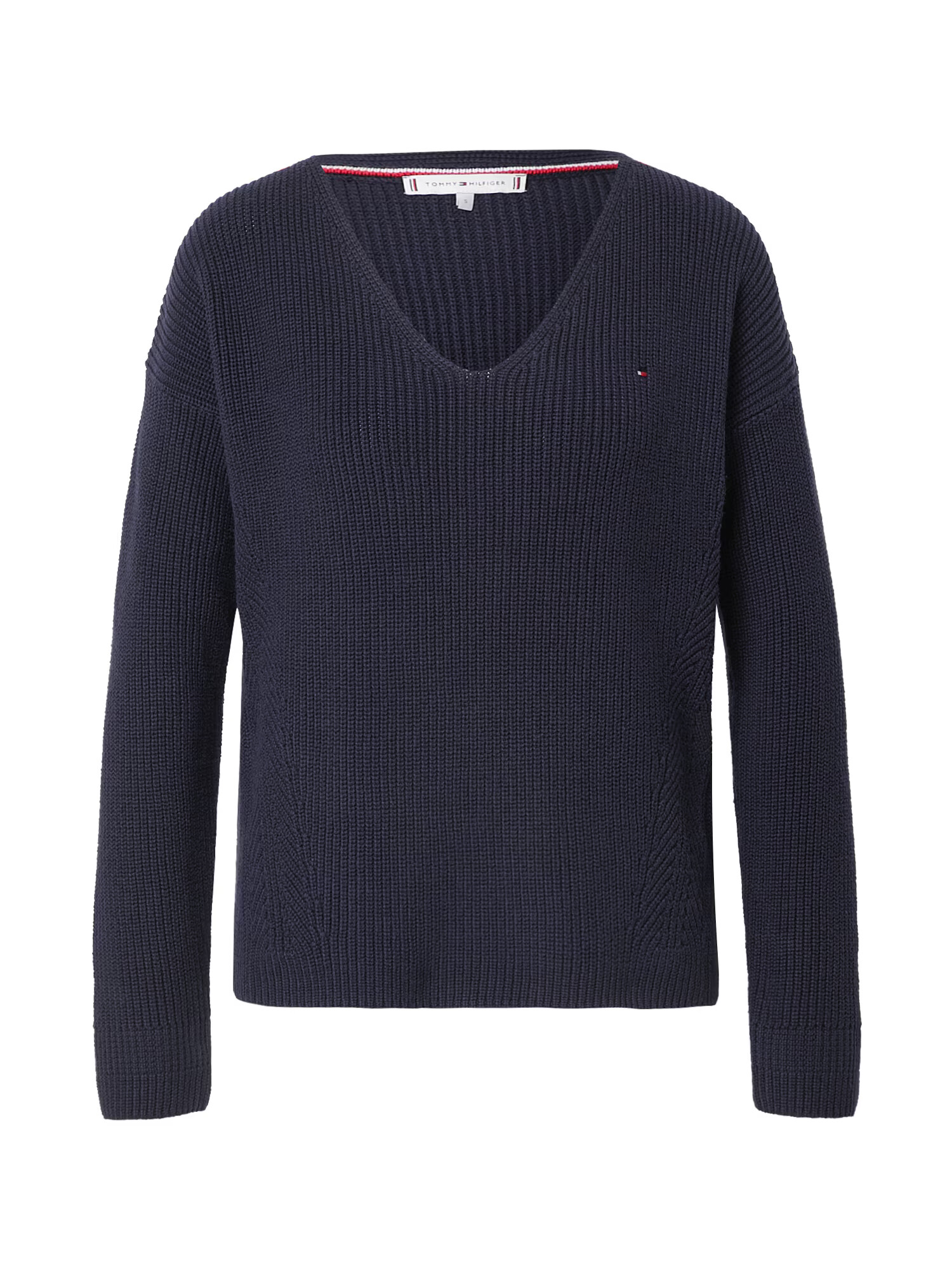 TOMMY HILFIGER Pulover 'Hayana' temno modra / bela / rdeča - Pepit.si