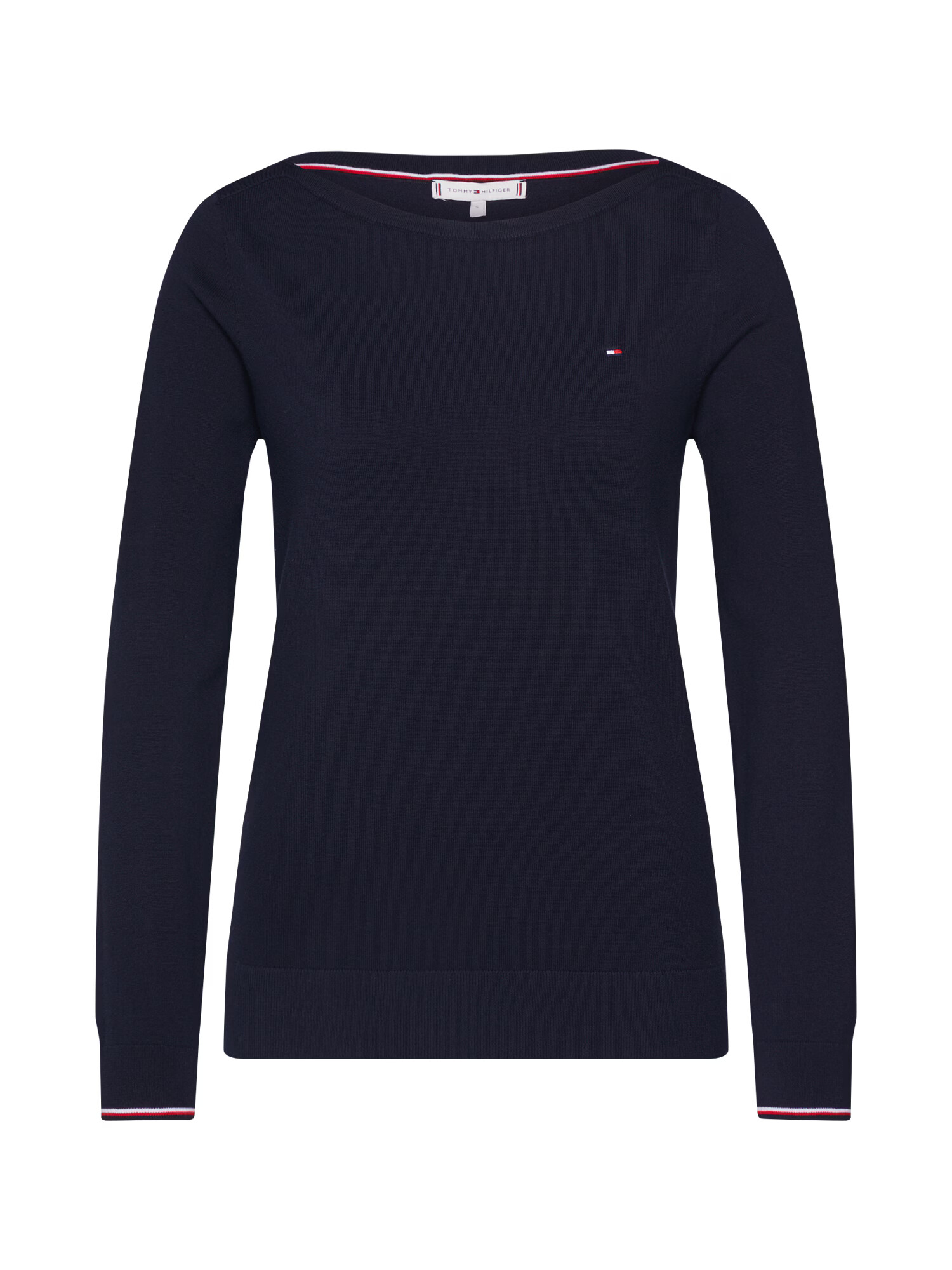 TOMMY HILFIGER Pulover 'Ivy' temno modra / rdeča / bela - Pepit.si