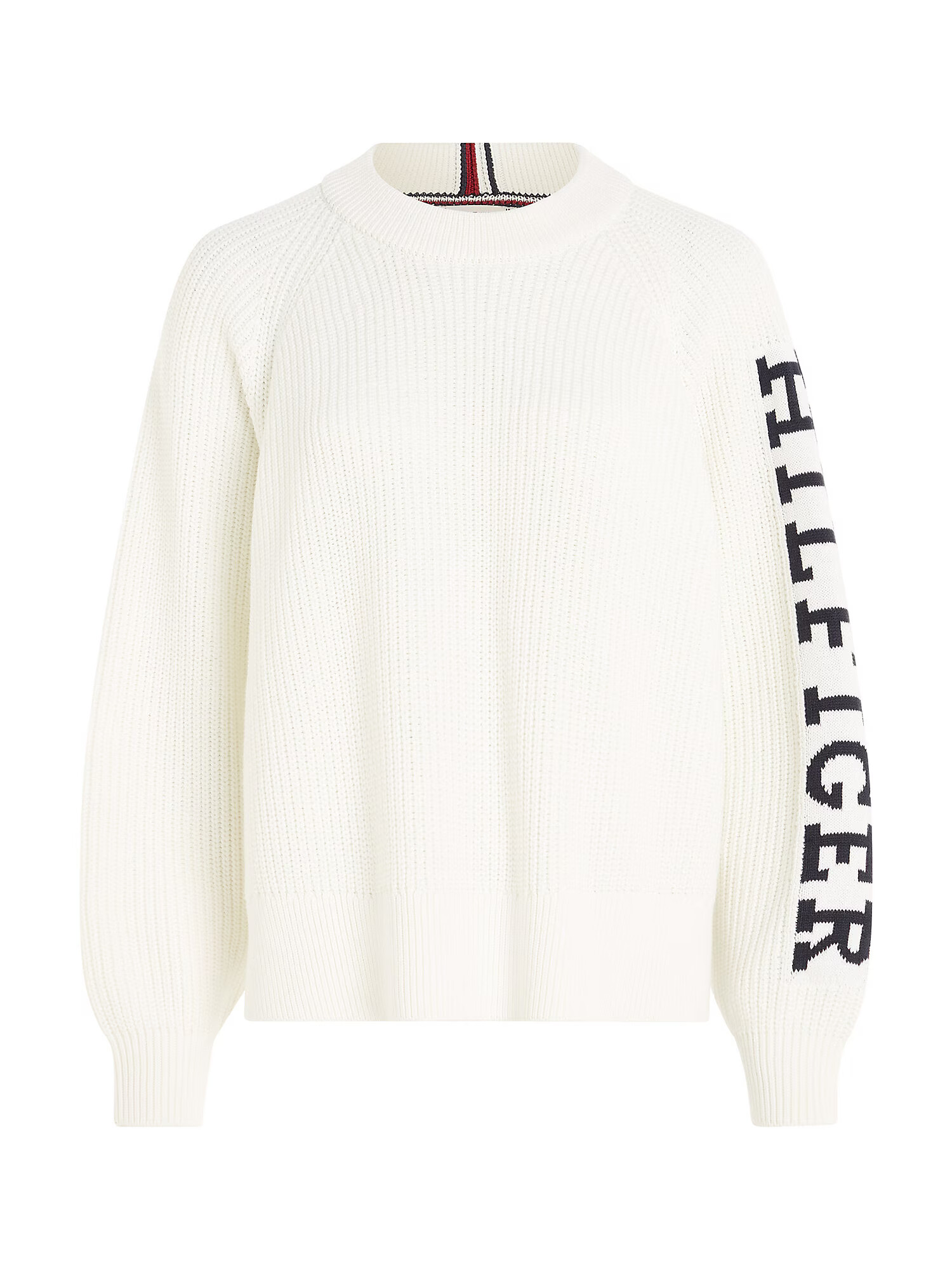 TOMMY HILFIGER Pulover kremna / črna - Pepit.si